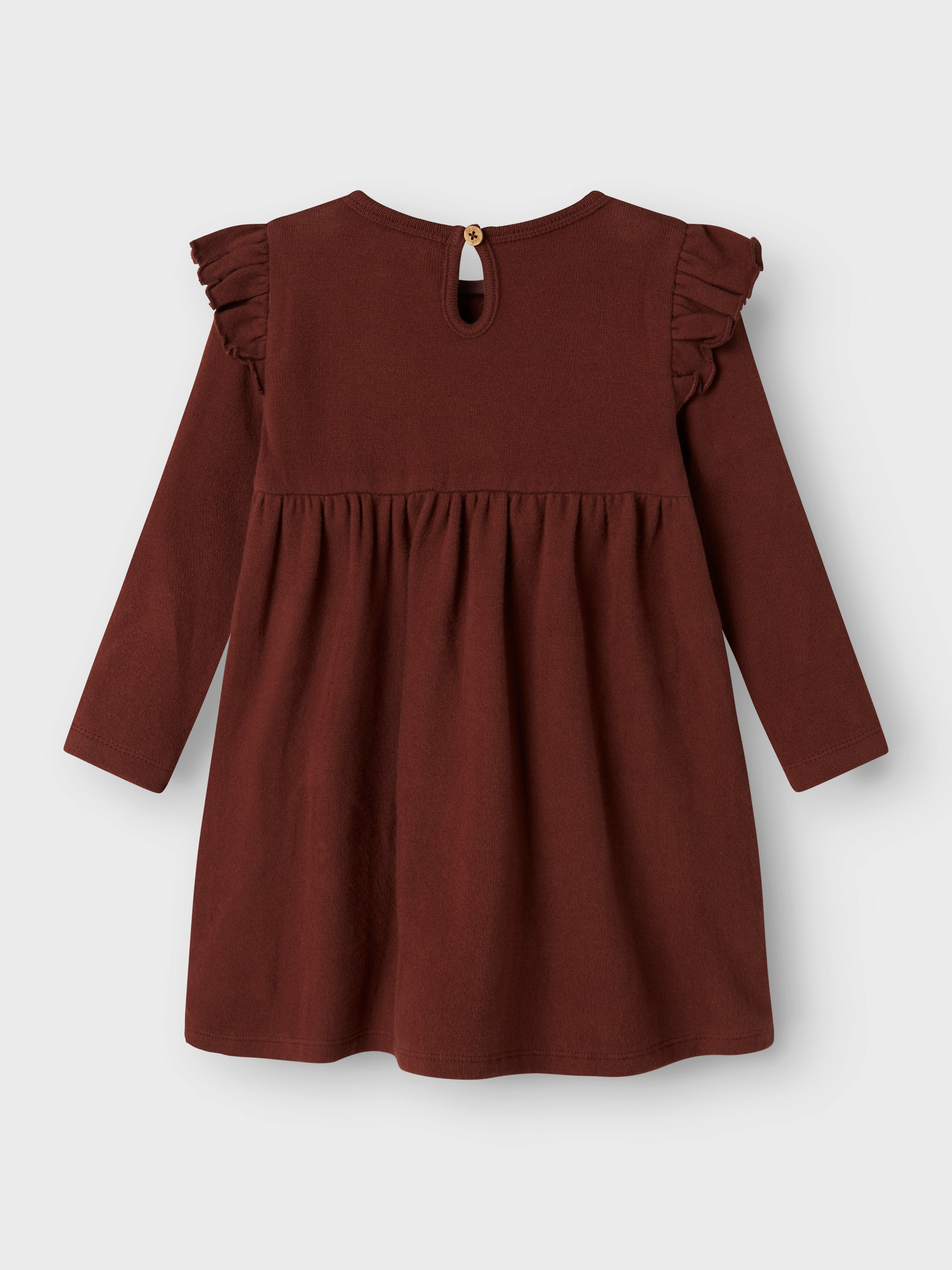 Lil Atelier Thora Hee Dress - Hot Chocolate