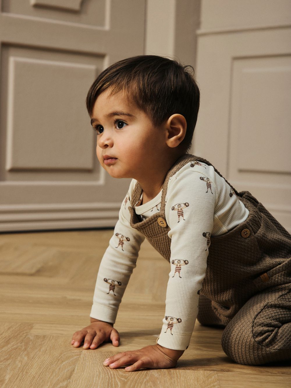 Lil Atelier Noello Loose Overall - Sepia Tint