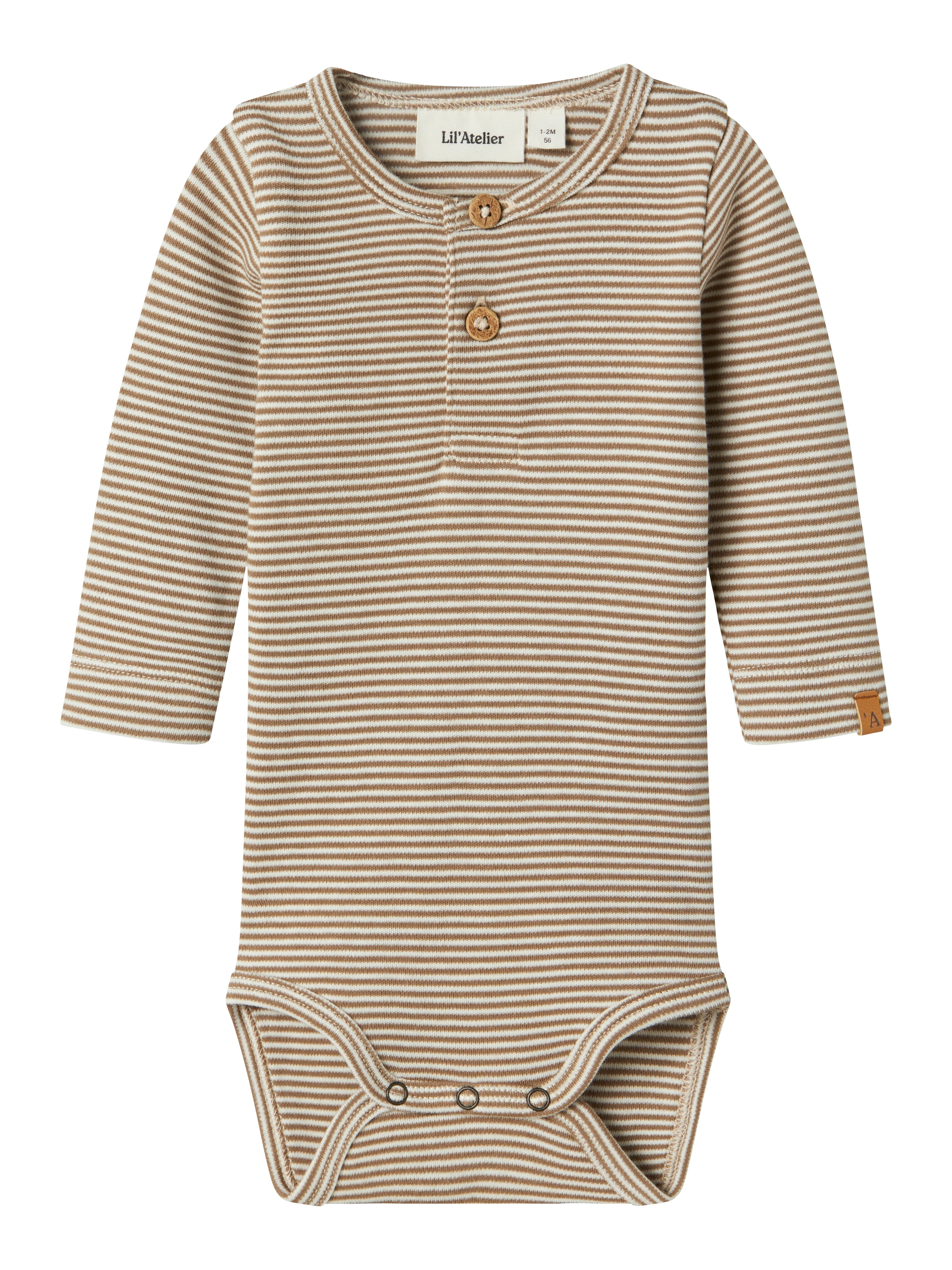 Lil Atelier Ohio Slim Body - Turtledove/Sepia Tint