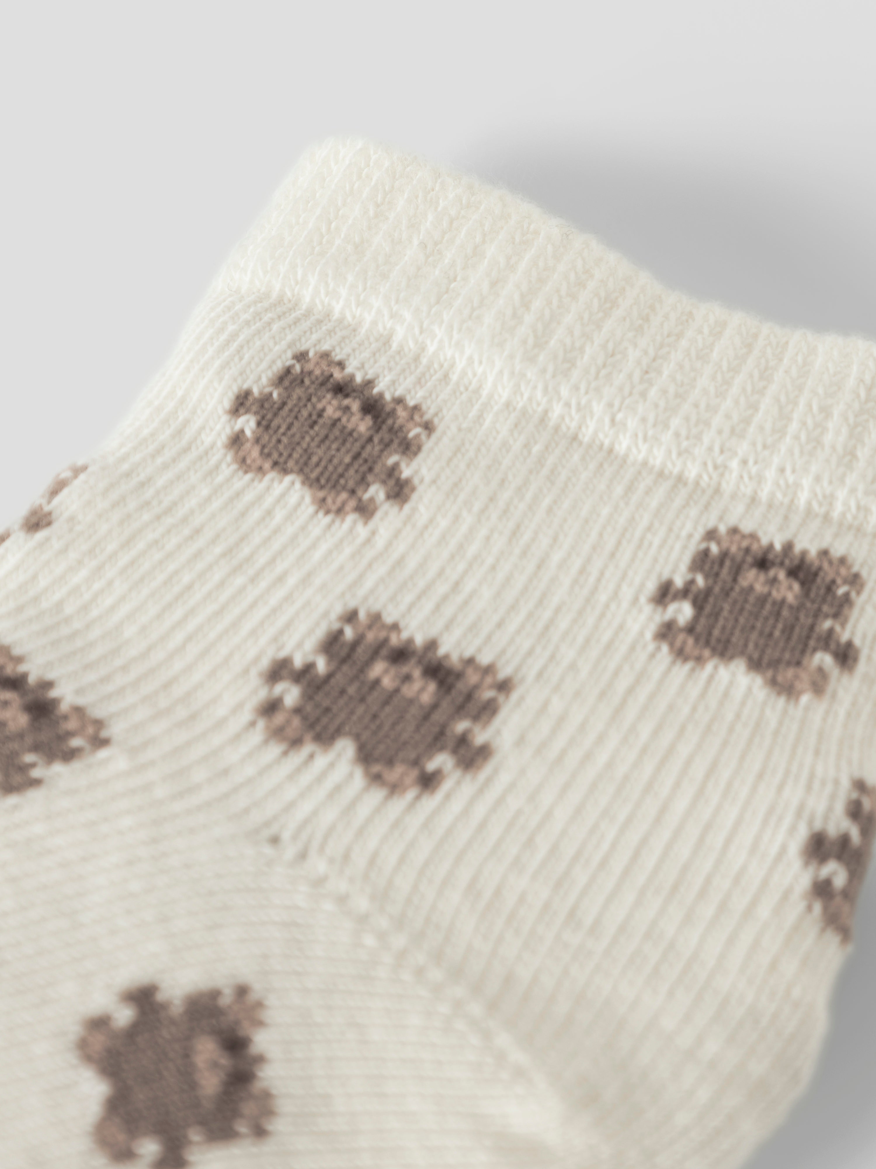 Lil Atelier Rossa Dir Sock - Turtledove