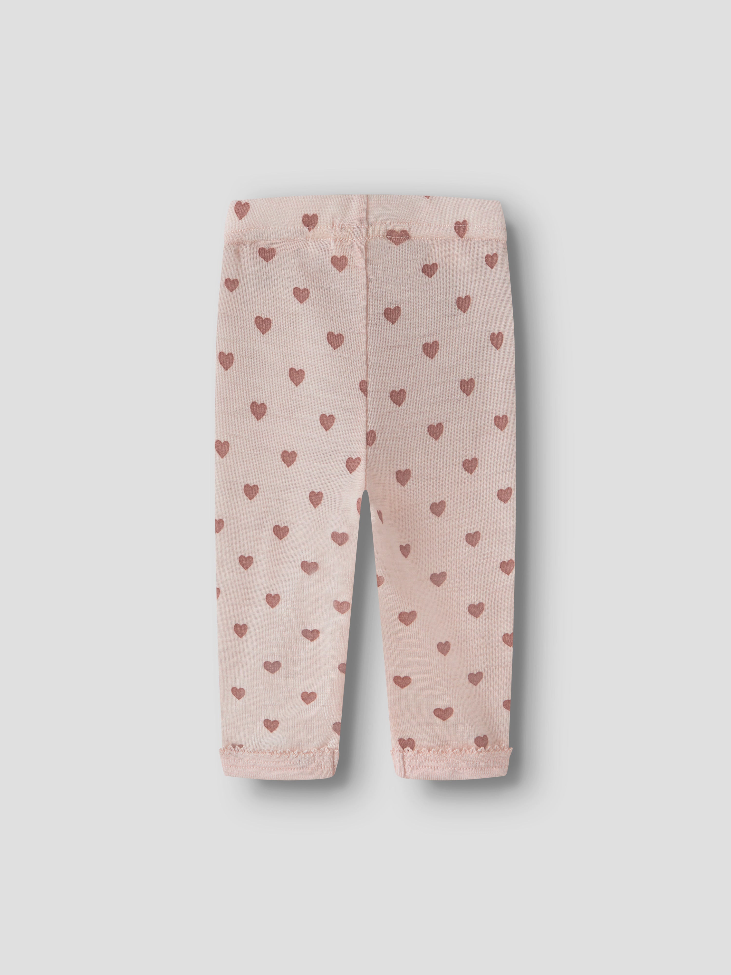 Lil Atelier - Noel Nia Wool Slim Legging - Morganite / Heart