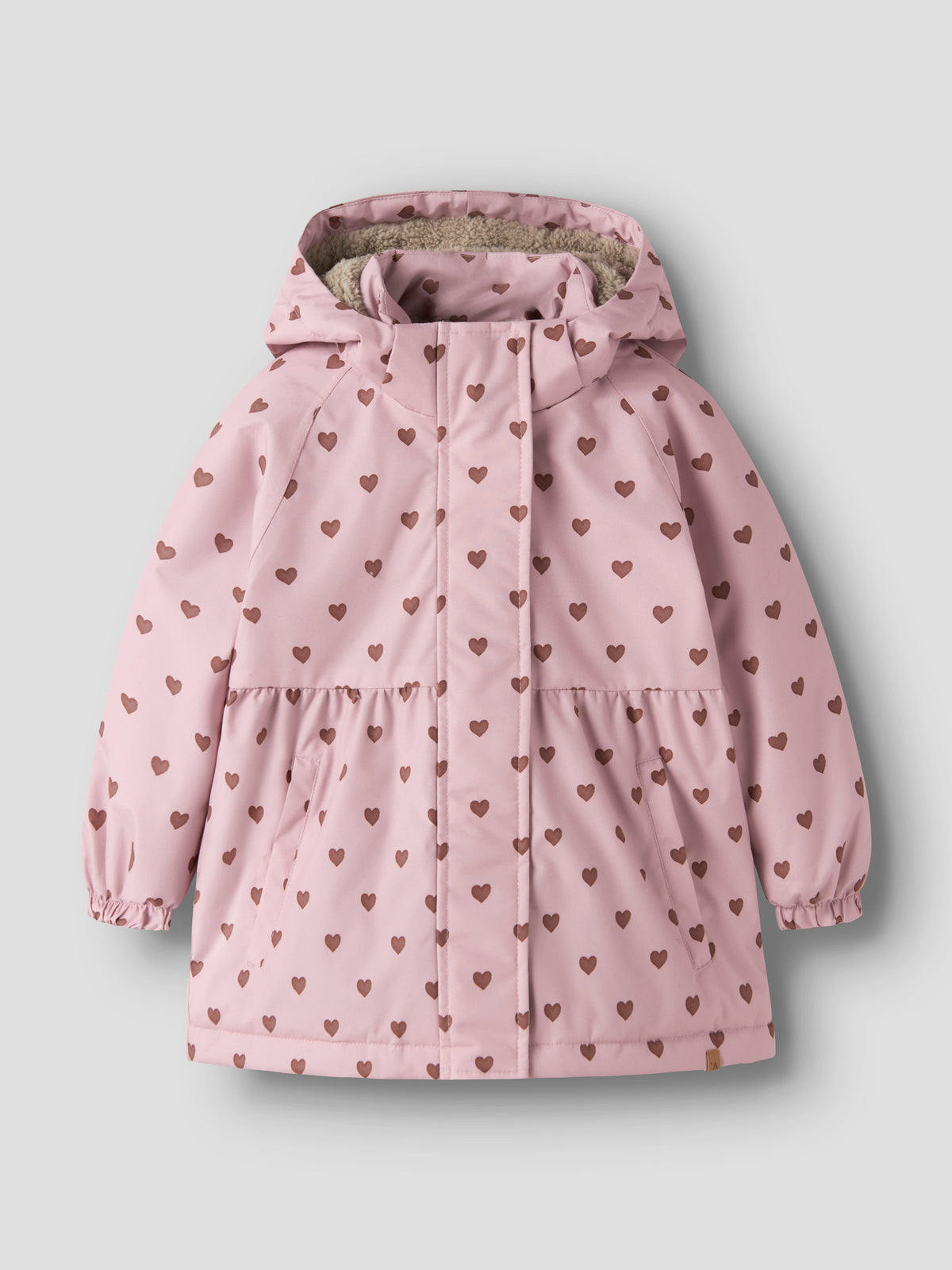 Lil Atelier Lasnow05 - Jacket AOP - Zephyr / Hearts