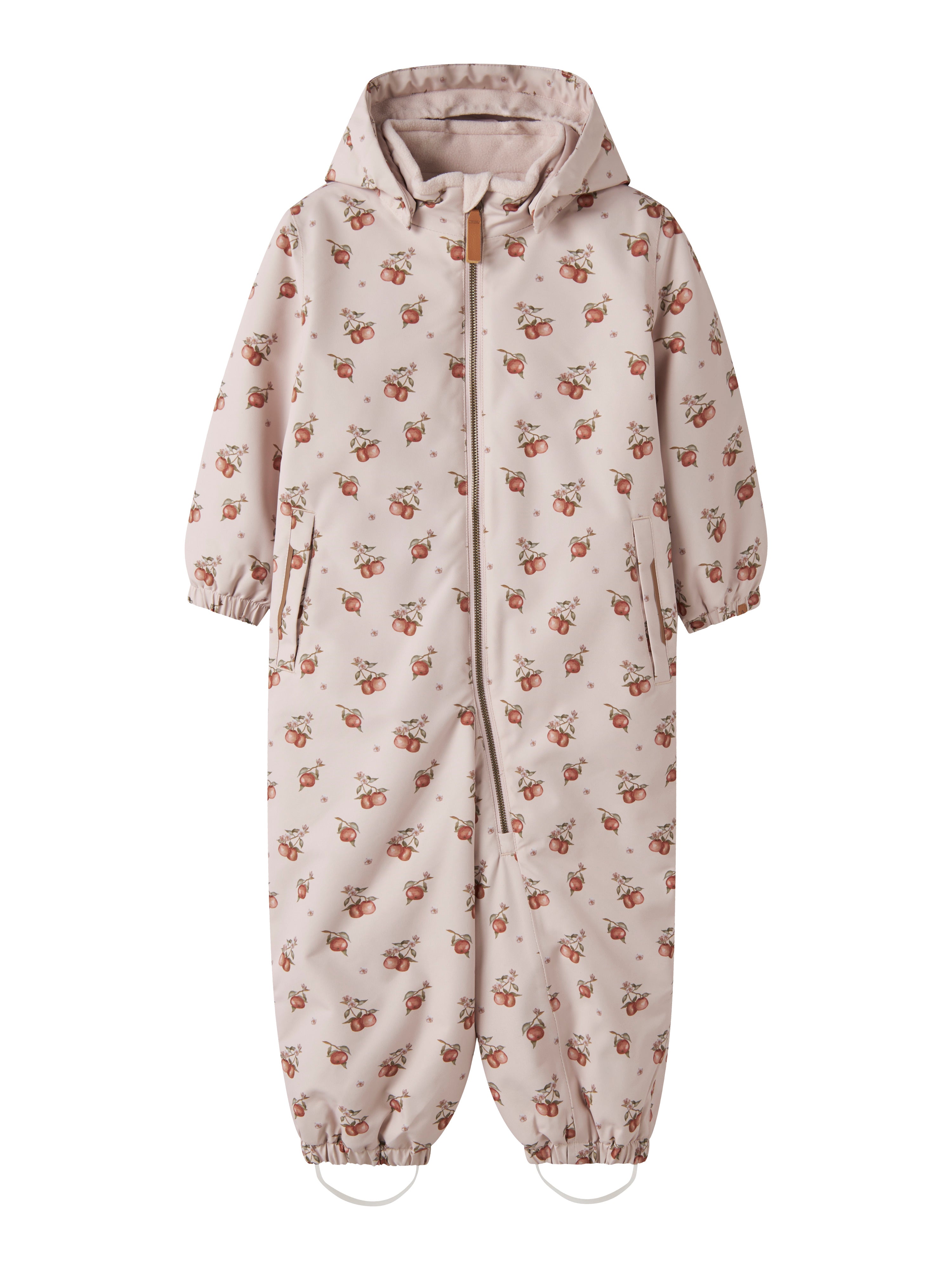 Lil Atelier Lasnow10 - Snowsuit AOP - Hushed Violet / Apples