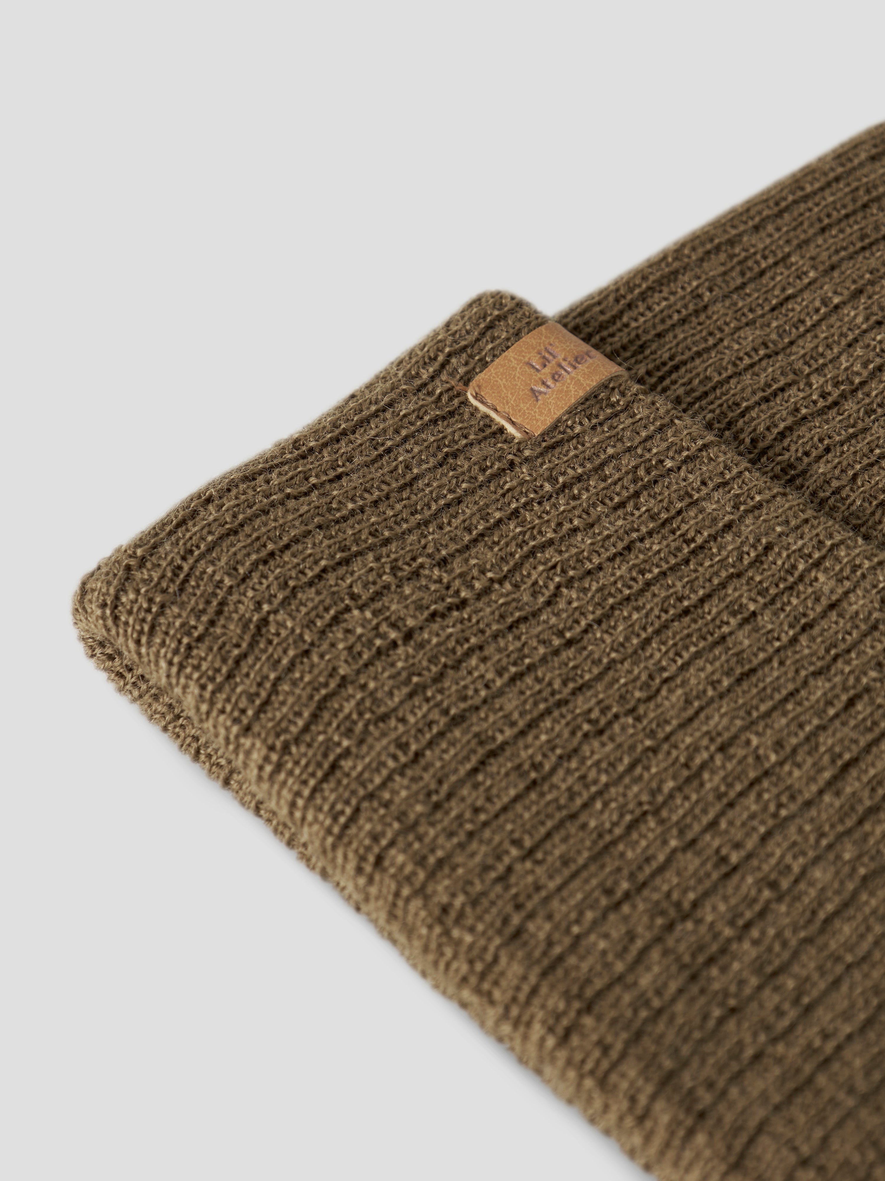 Lil Atelier Nanson - Knit Hat - Kangaroo