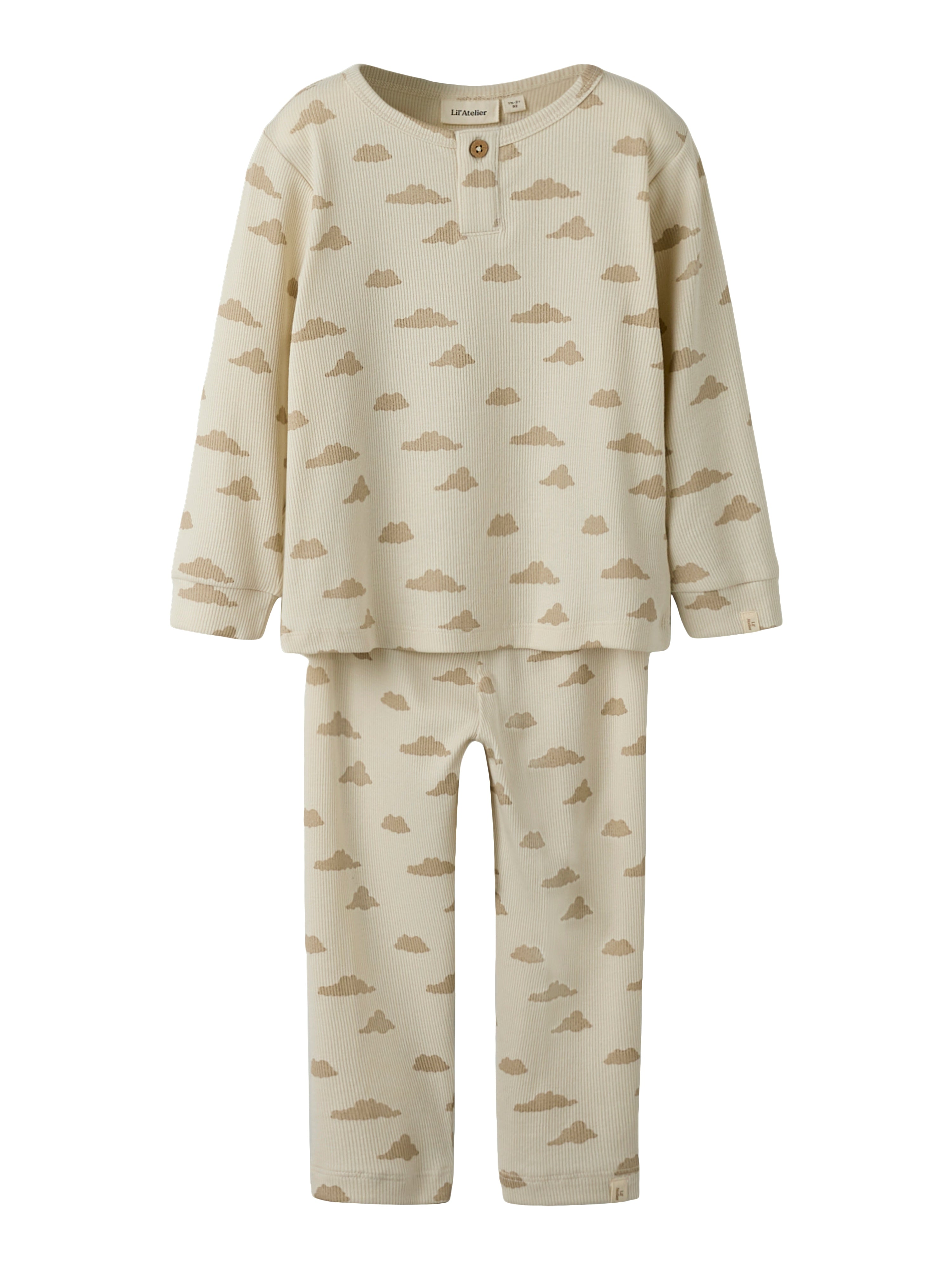 Lil Atelier Gago LS Nightset - Turtledove/Sky