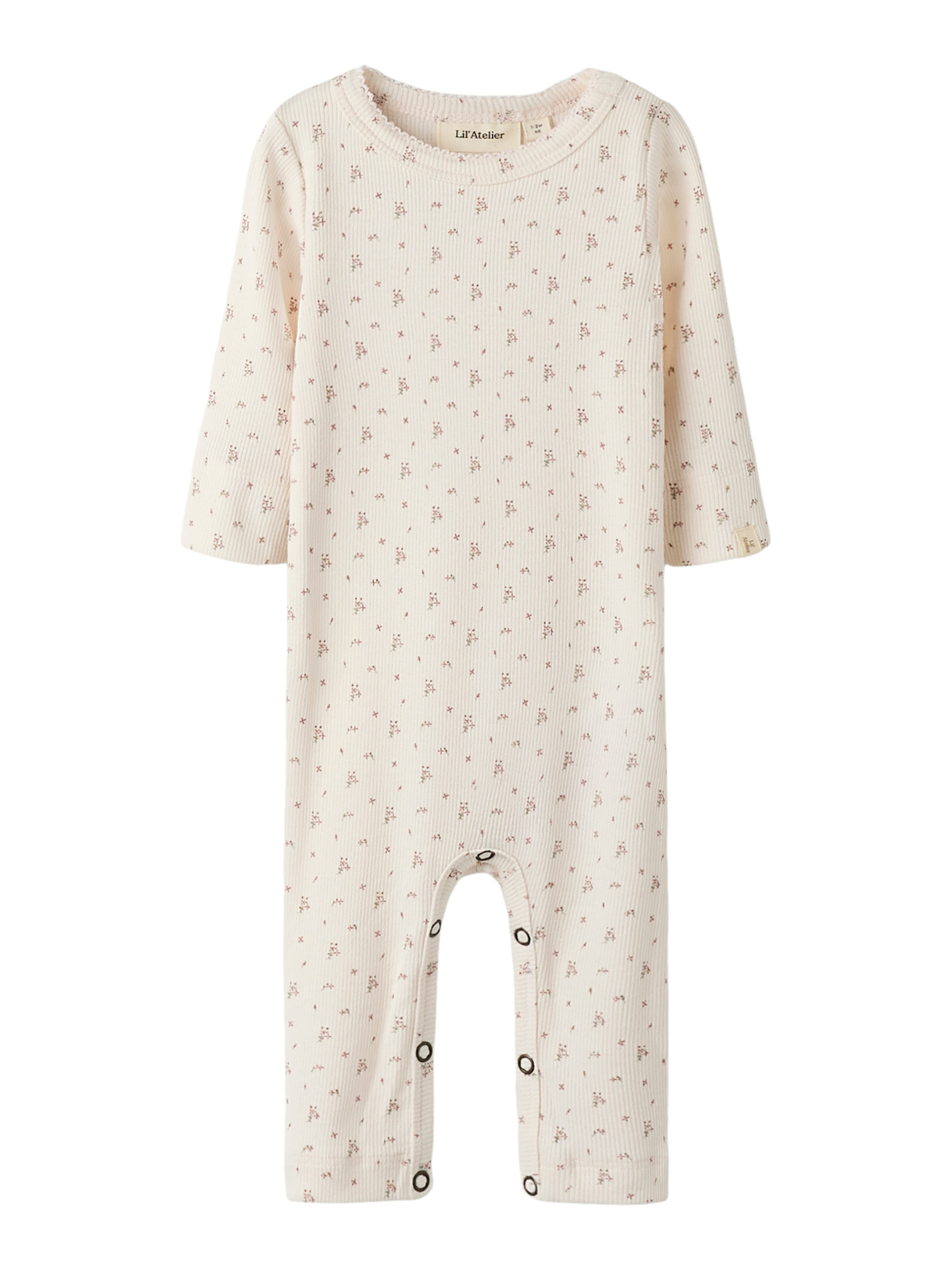 Lil Atelier Gago LS Nightuit - Almost Mauve/Flowers