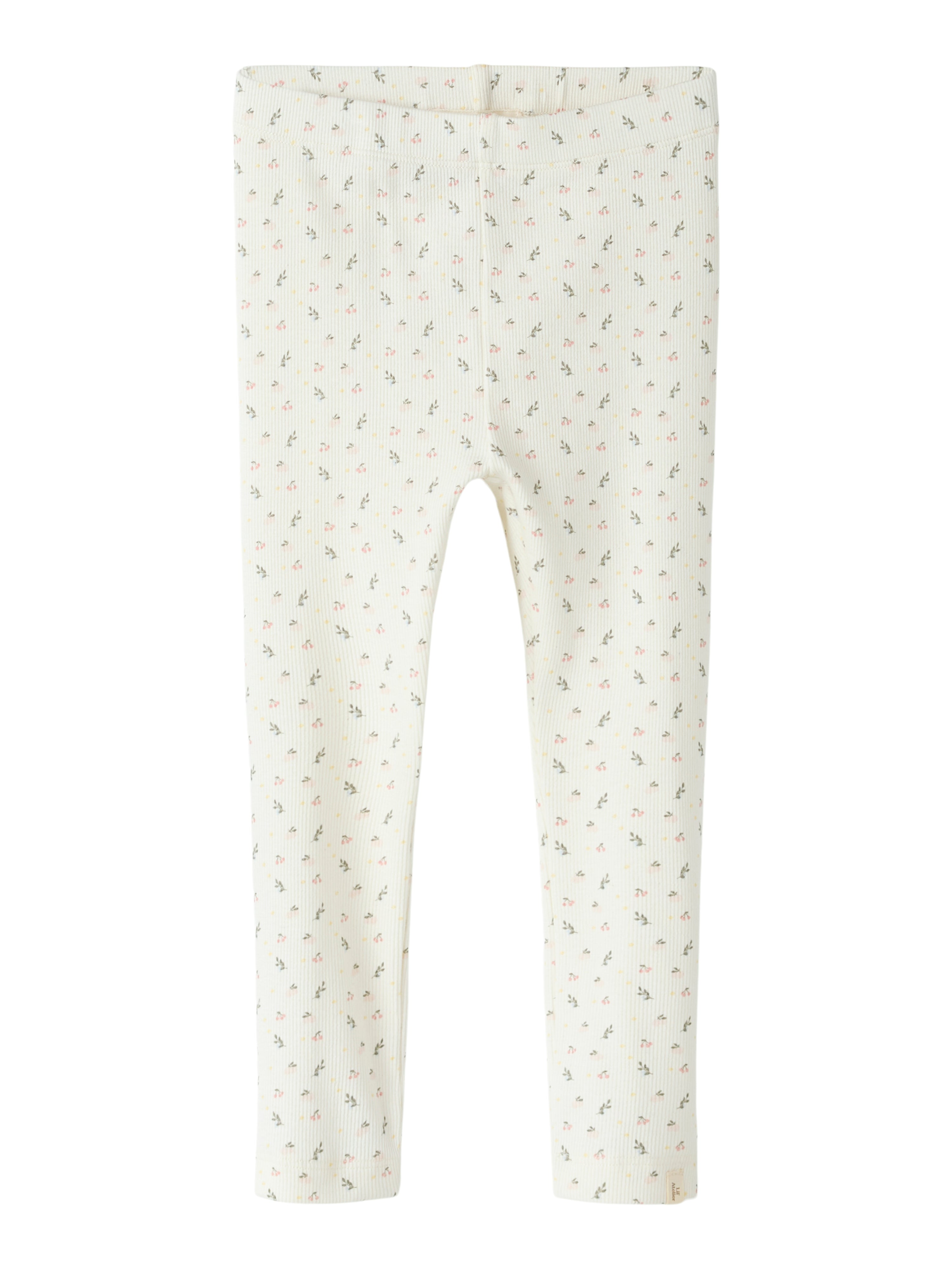 Lil Atelier Gago Slim Leggings - Coconut Milk/Small Flower