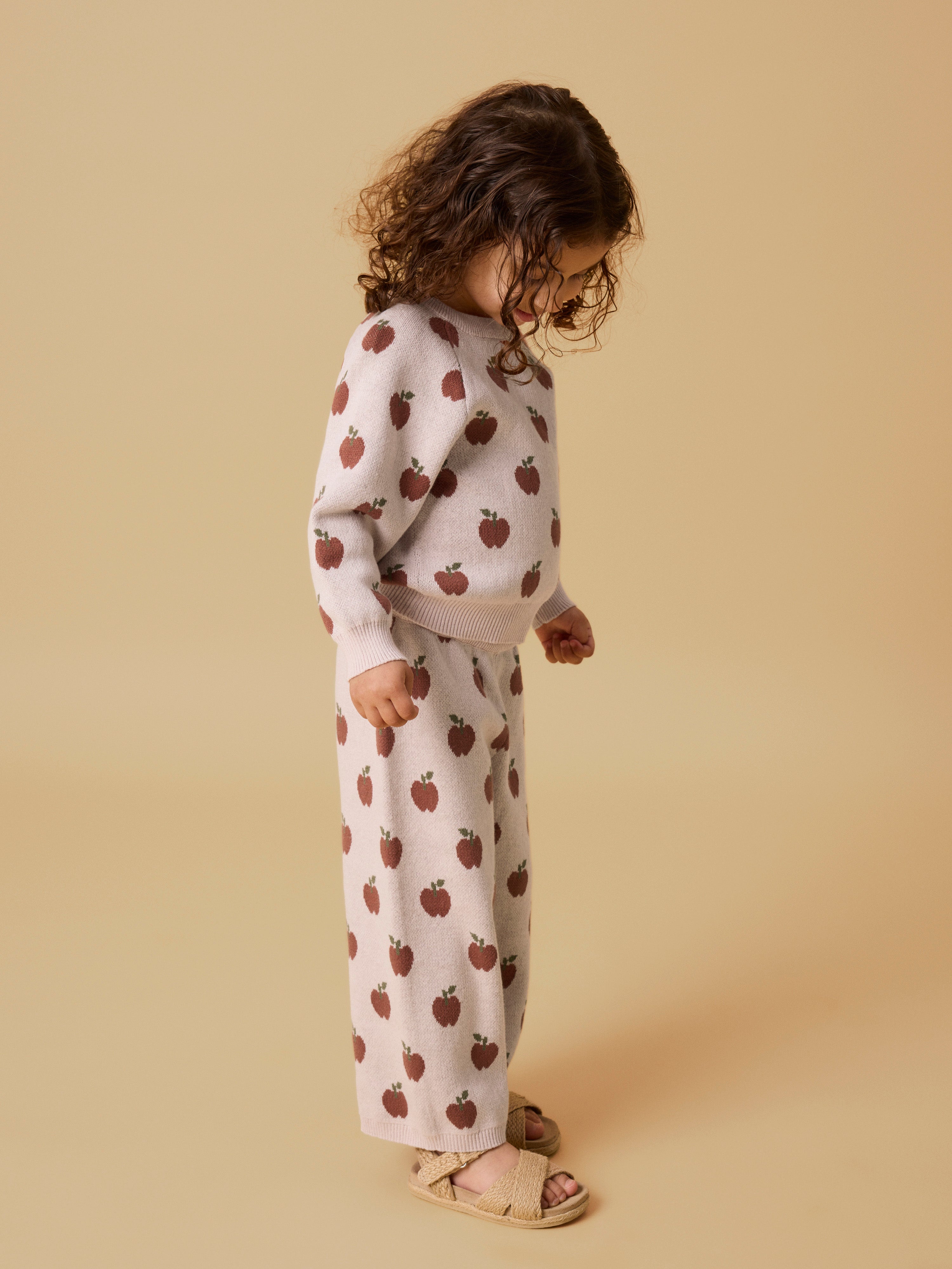 Lil Atelier Lulio - Wide Knit Pants - Hushed Violet