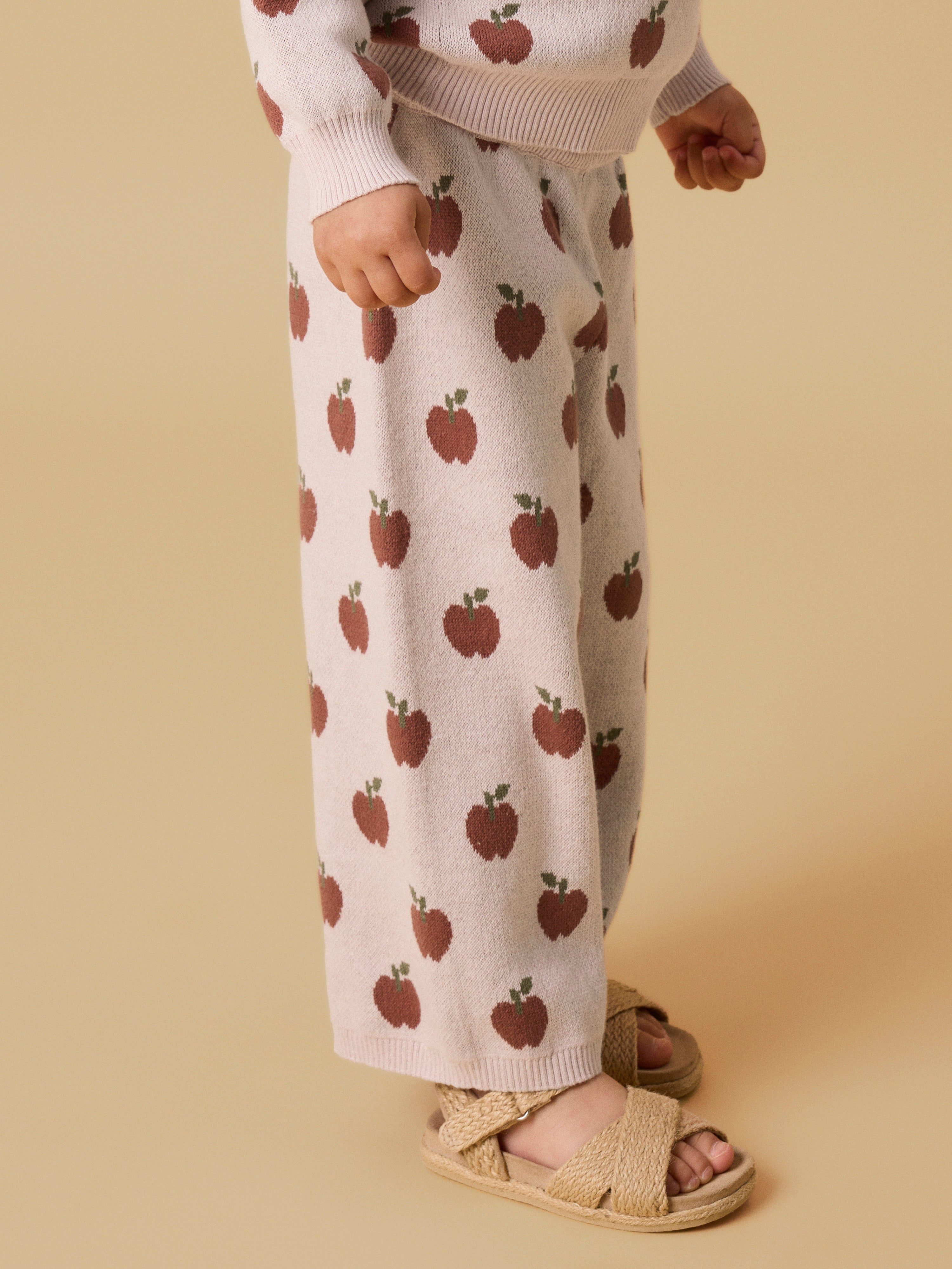 Lil Atelier Lulio - Wide Knit Pants - Hushed Violet