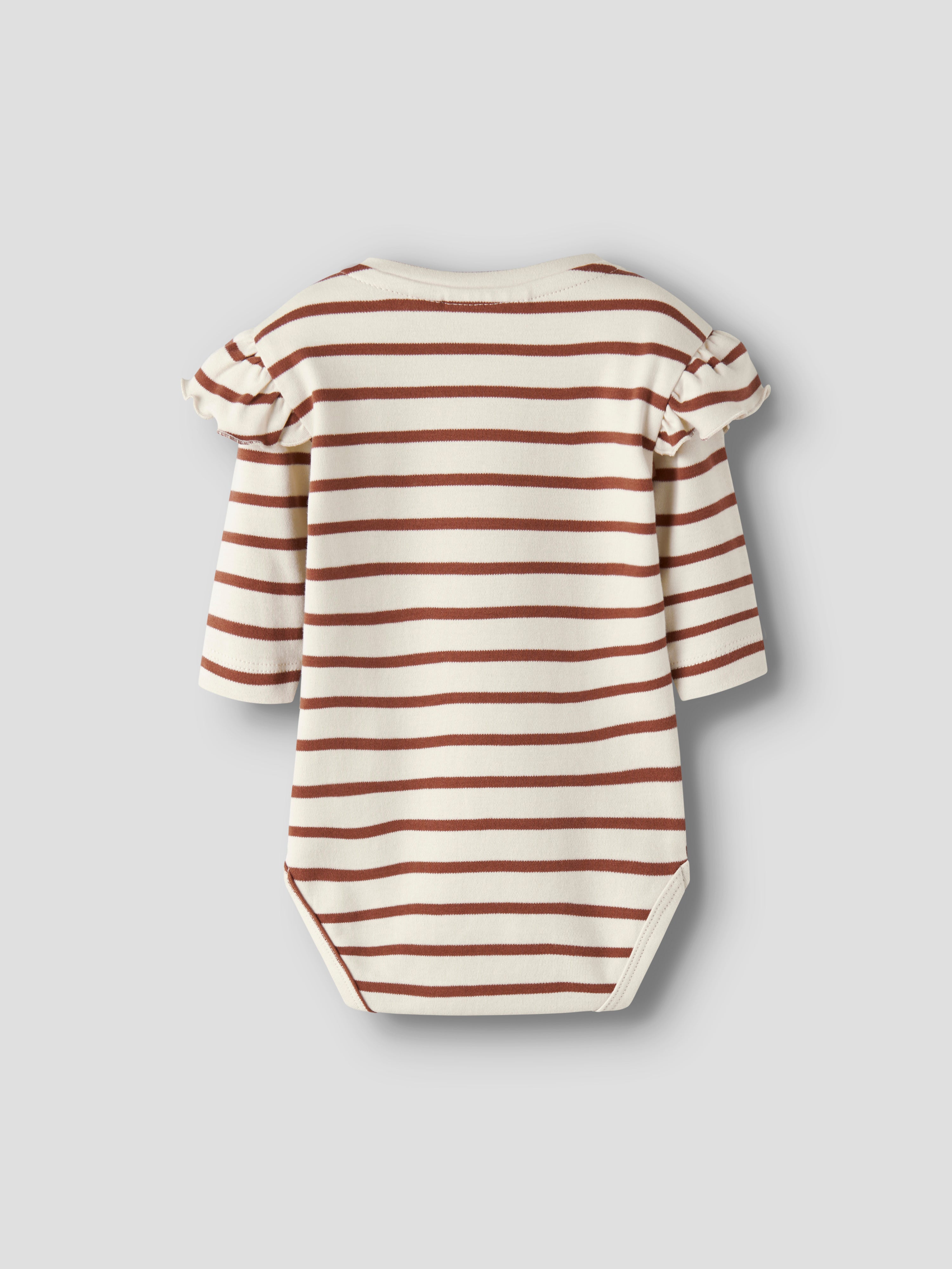Lil Atelier Limia - Mia LS Body - Turtledove/Maple Syrup