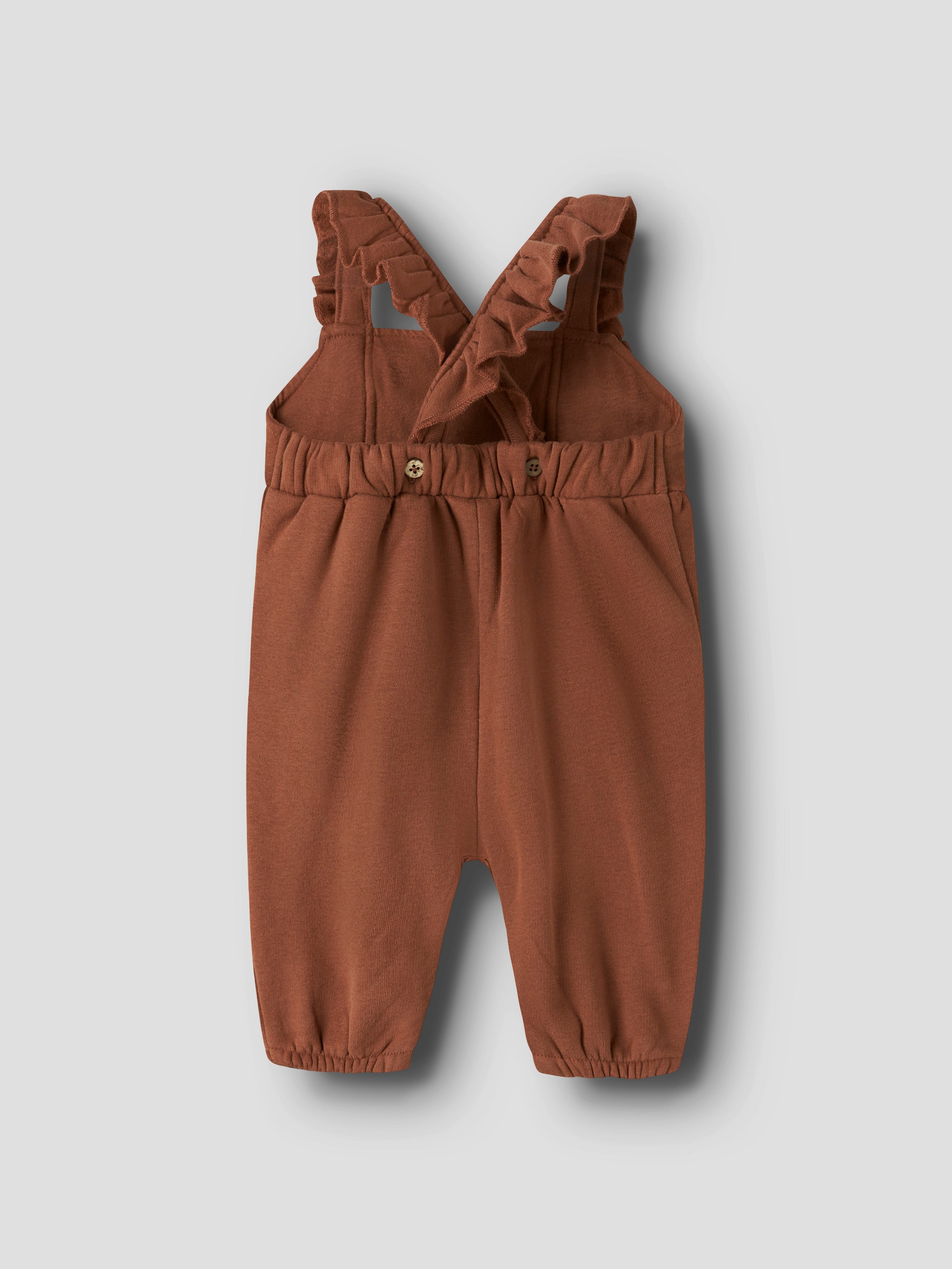 Lil Atelier Ilondon - Ruk Loose Sweat Overall - Maple Syrup