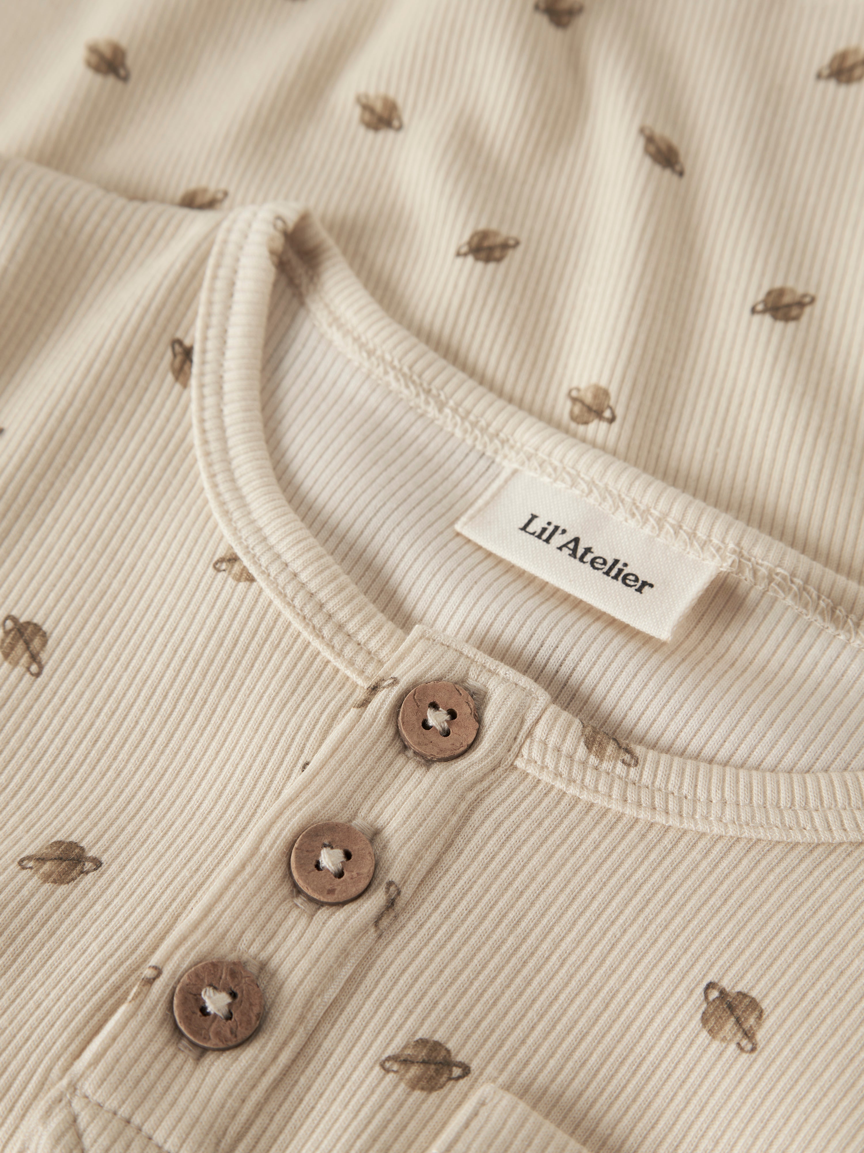 Lil Atelier Lavo - Eno Top - Turtledove/Planets