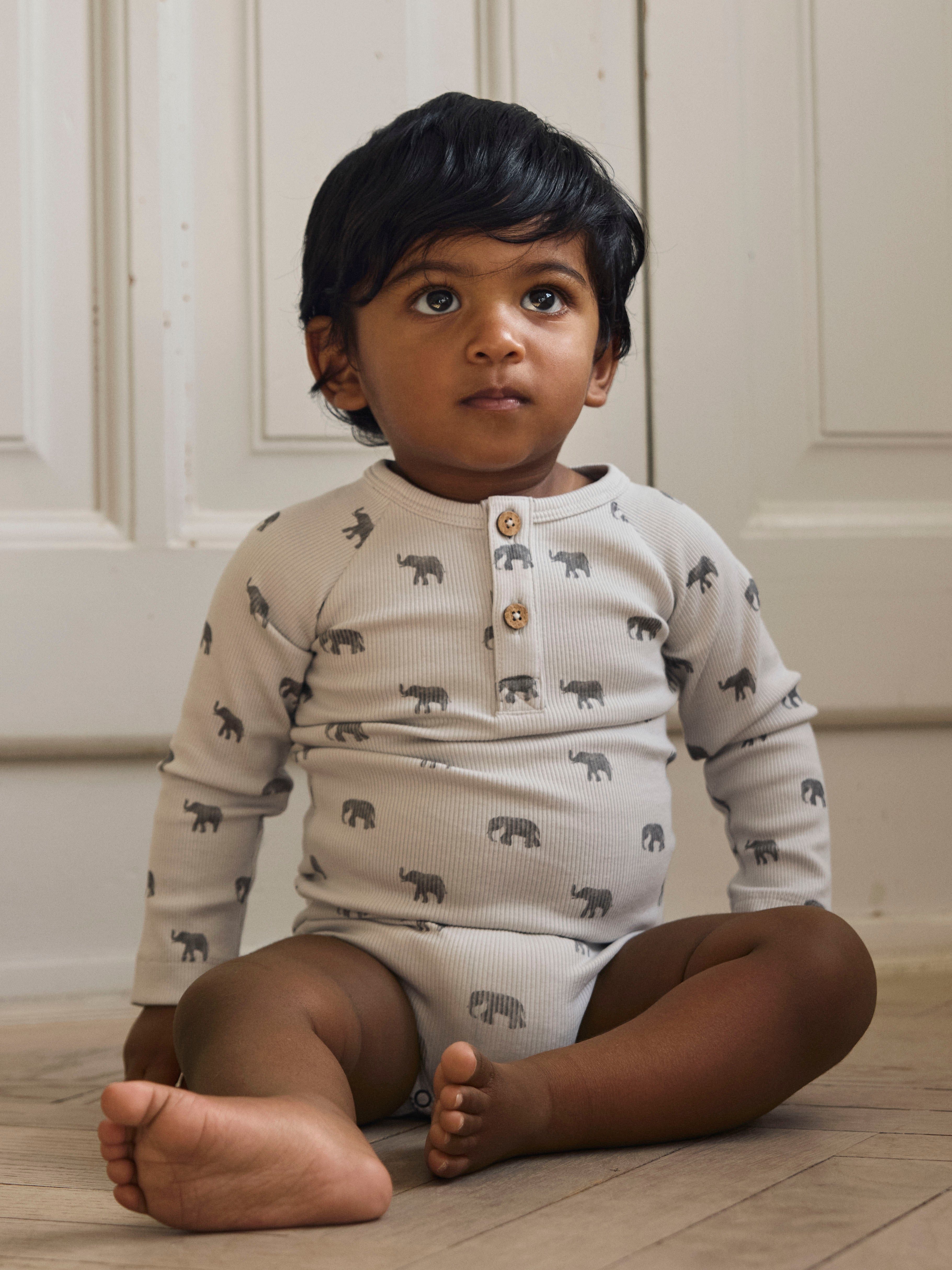 Lil Atelier Lavo - Eko Body - Glacier Gray/Elephant
