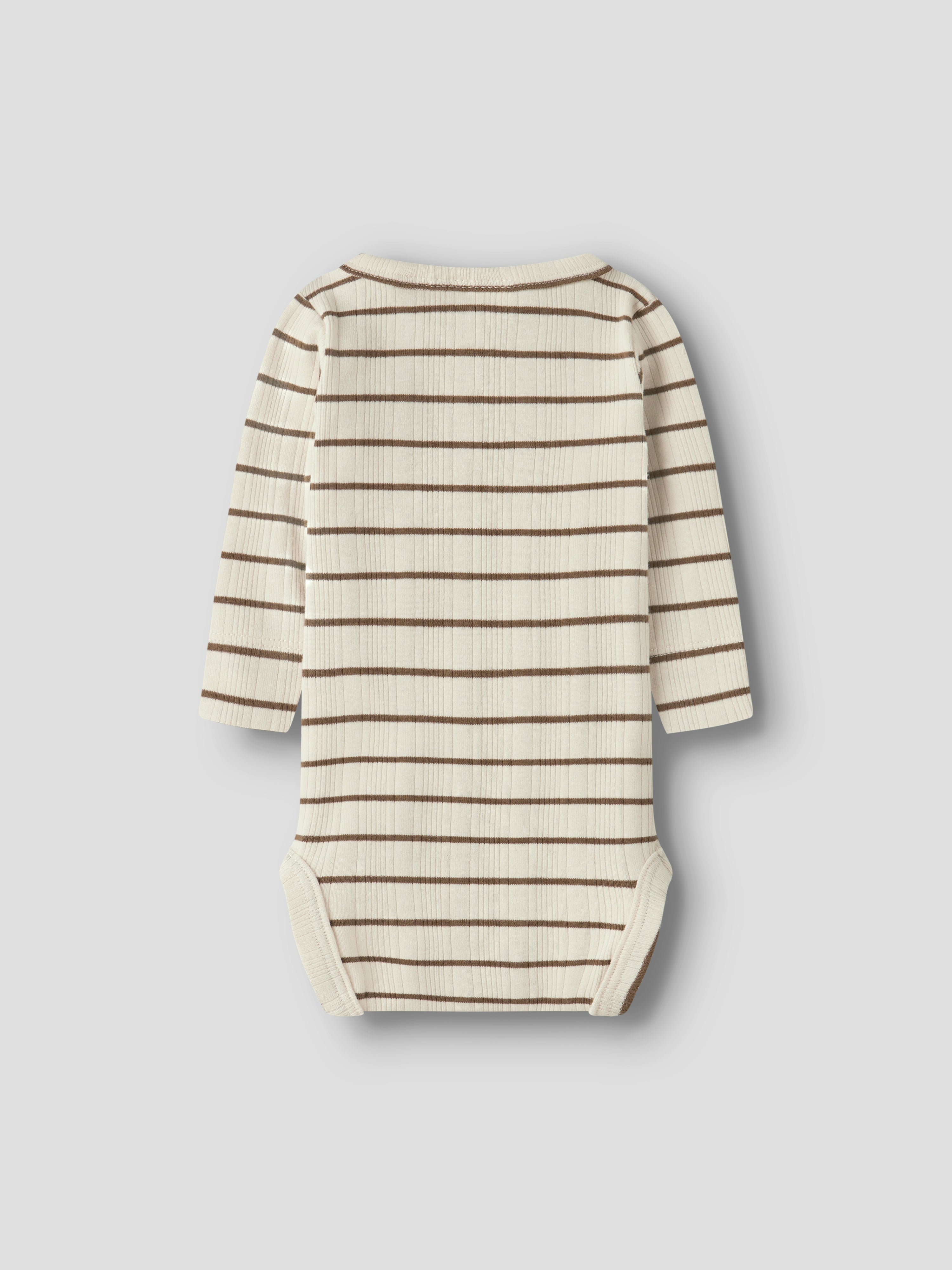 Lil Atelier Kaby - LS Slim Body - Turtledove/Kangaroo