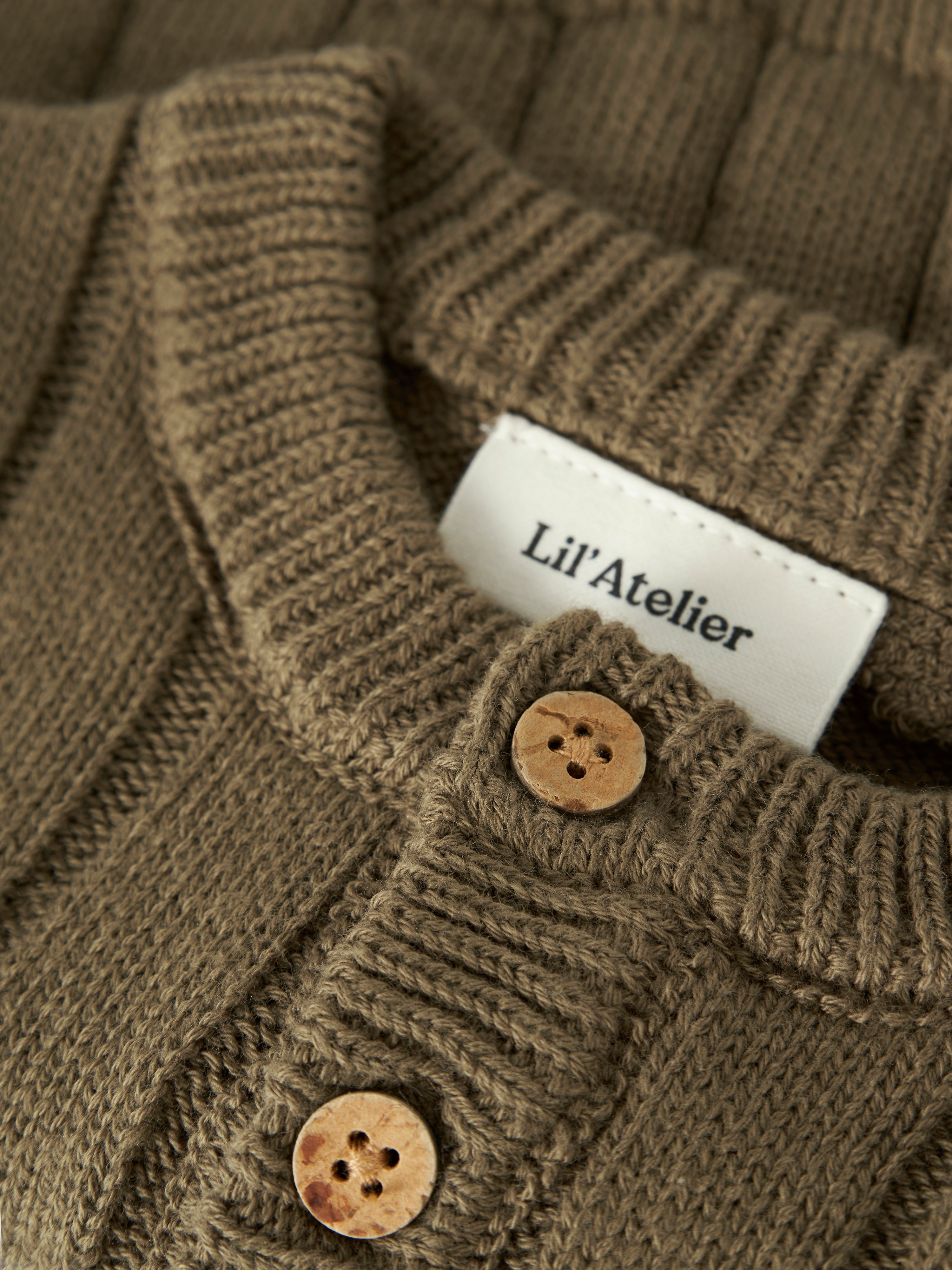 Lil Atelier Lomon - Knit Vest - Kangaroo