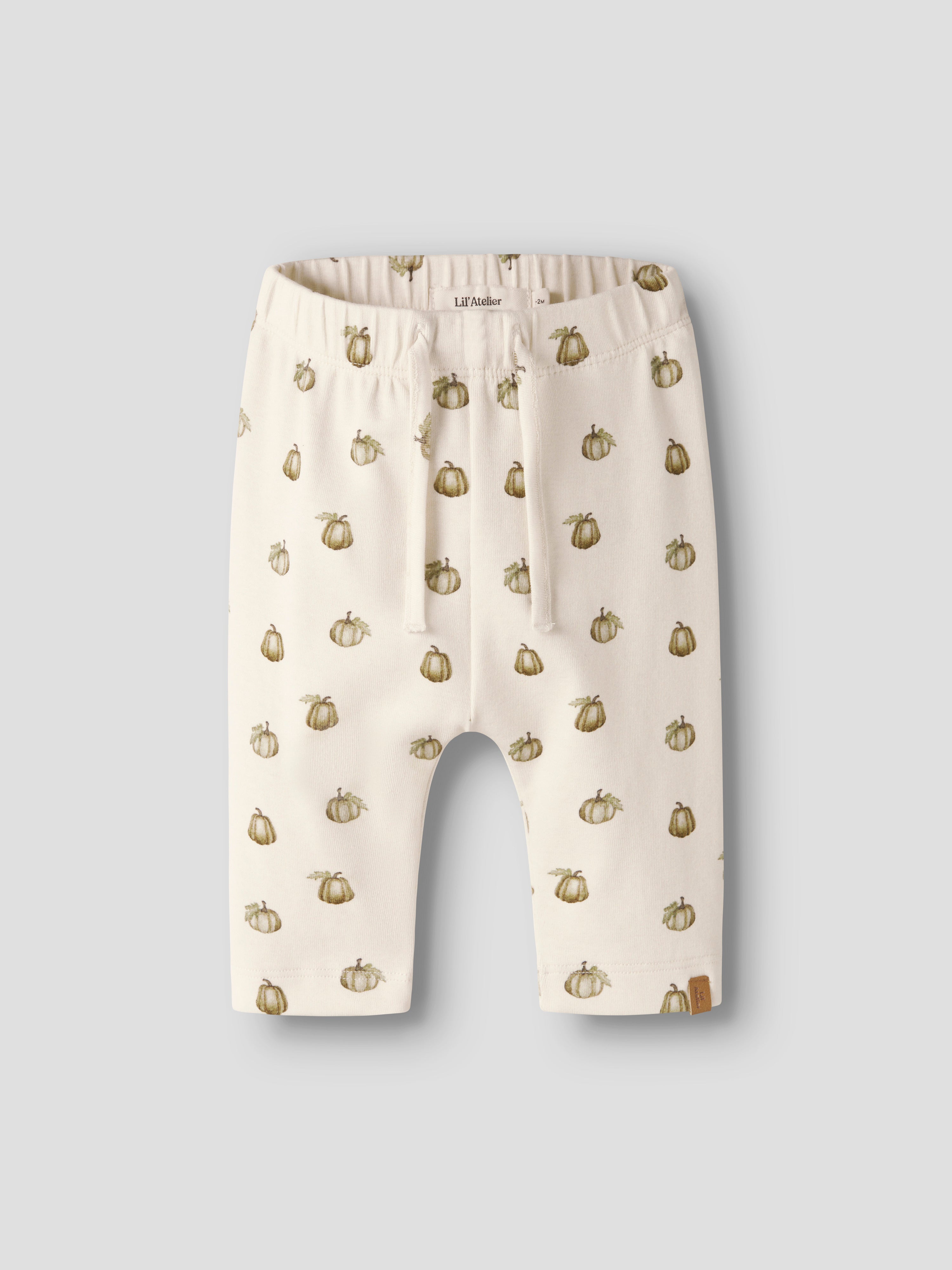 Lil Atelier Gayo - Ses Loose Pant - Turtledove / Pumpkin