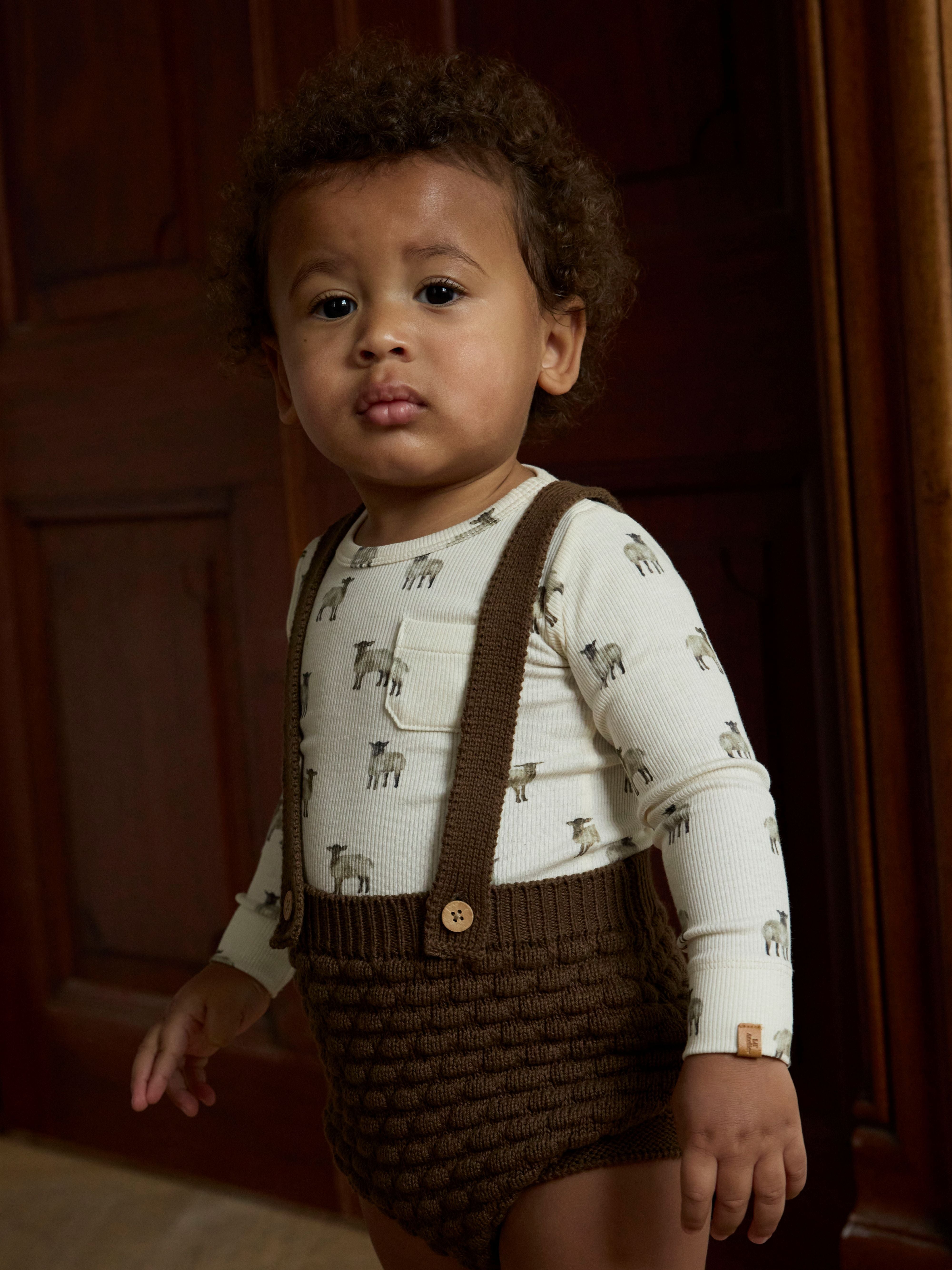 Lil Atelier - Gavo Eko LS Slim Body - Turtledove / Sheep