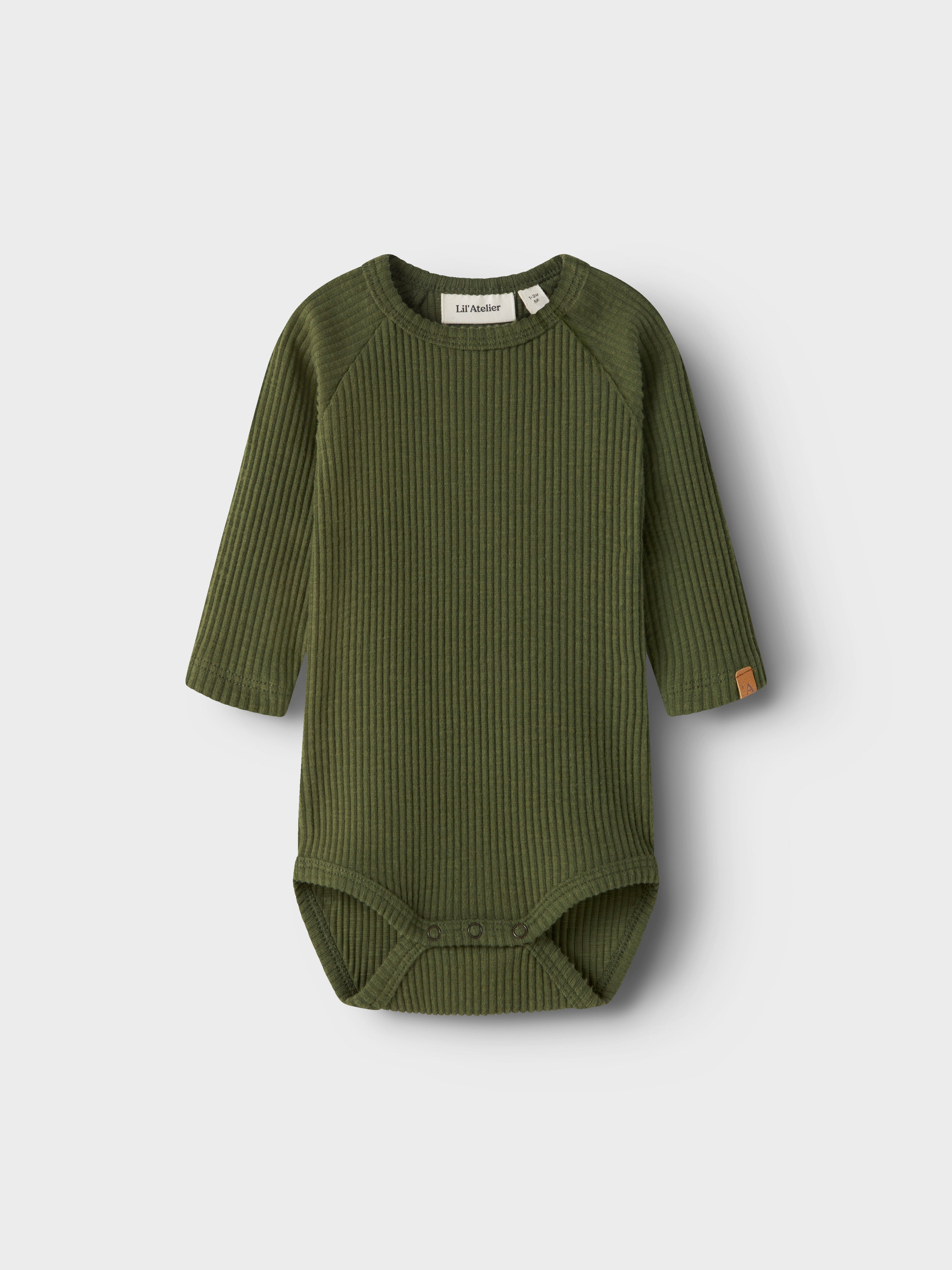 Lil Atelier Rajo - Meb LS Slim Body - Cypress