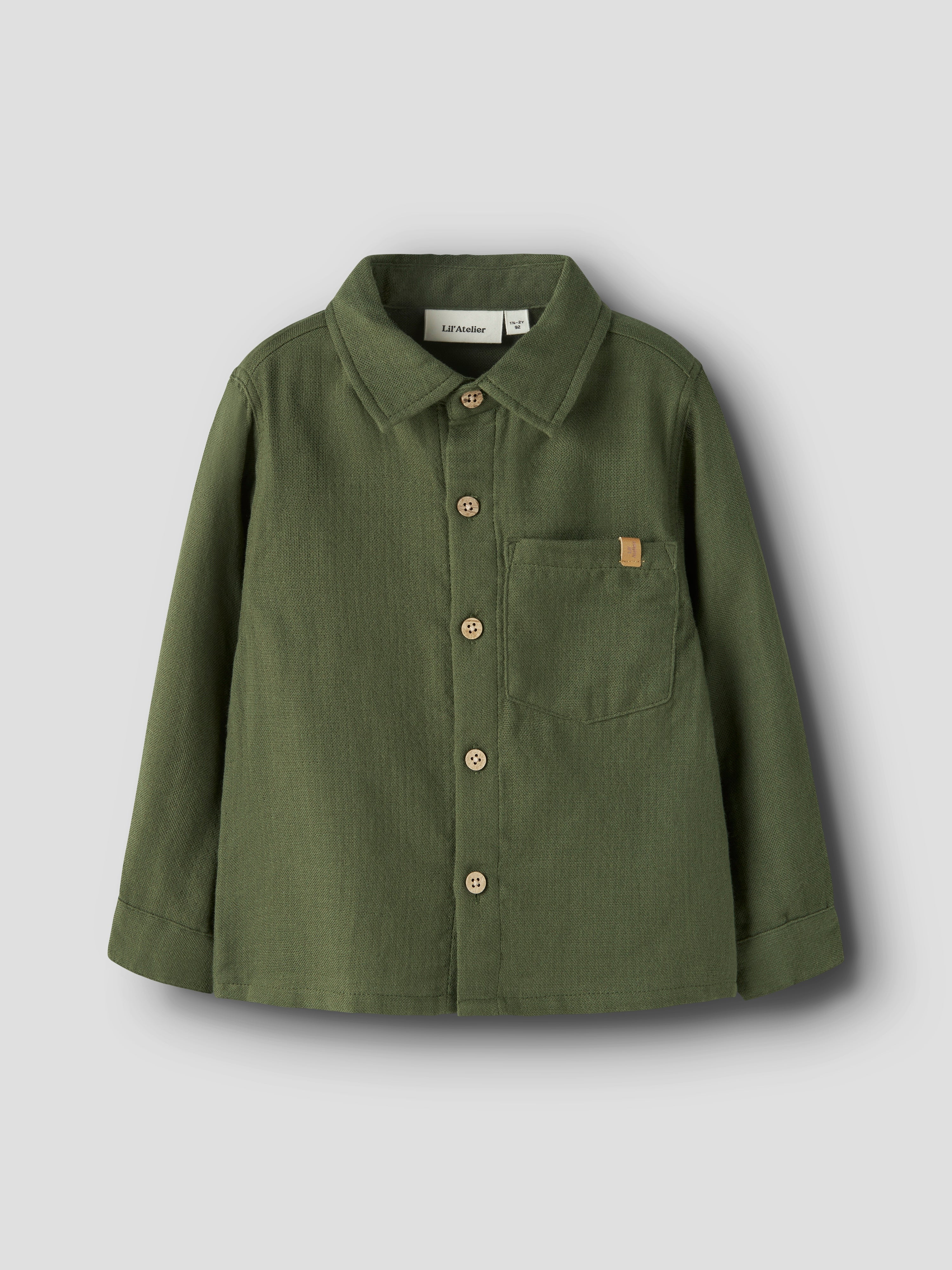 Lil Atelier Neppo - LS Loose Shirt - Cypress