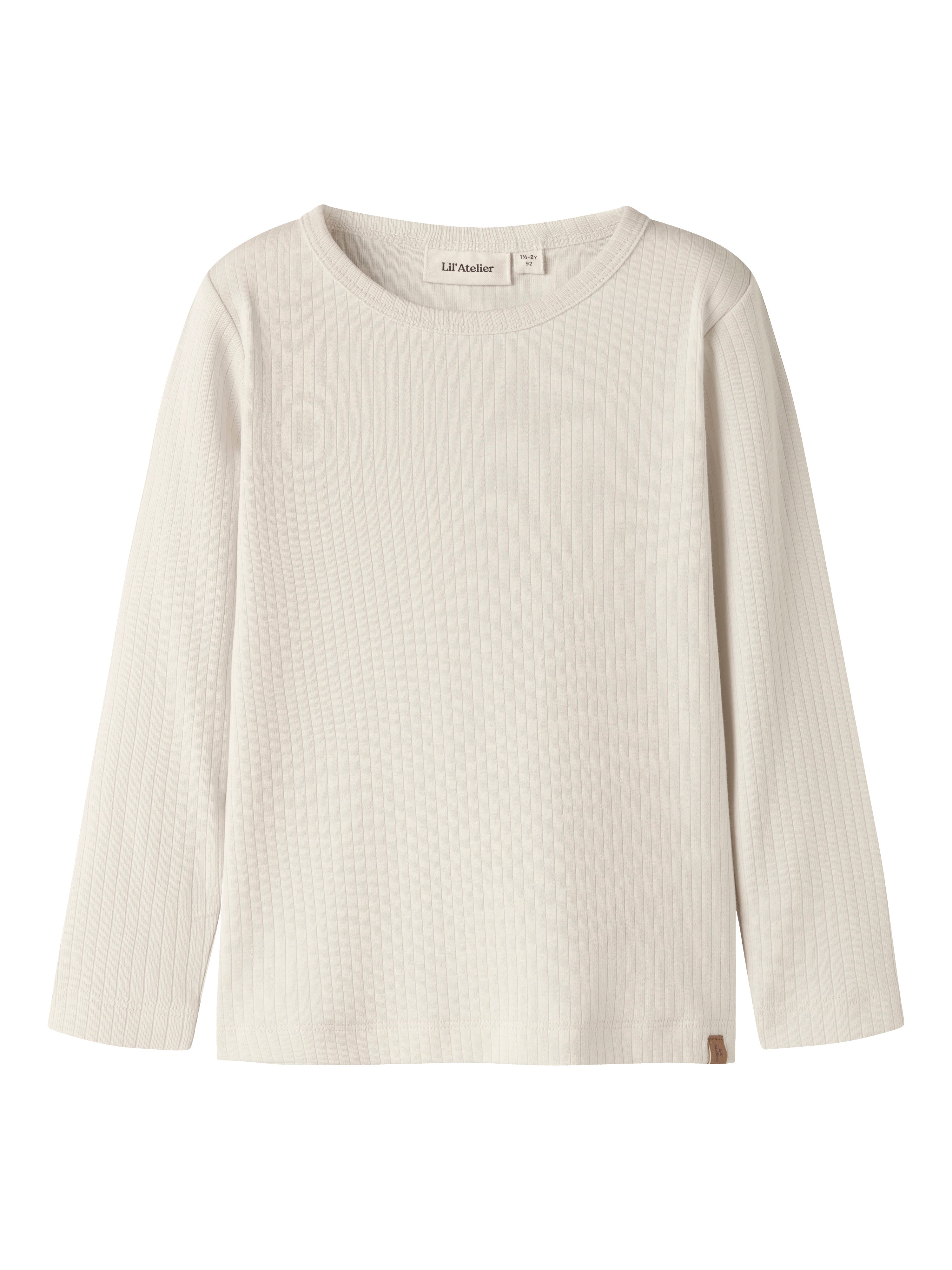 Lil Atelier - Gabo Bob LS Slim Top - Turtledove