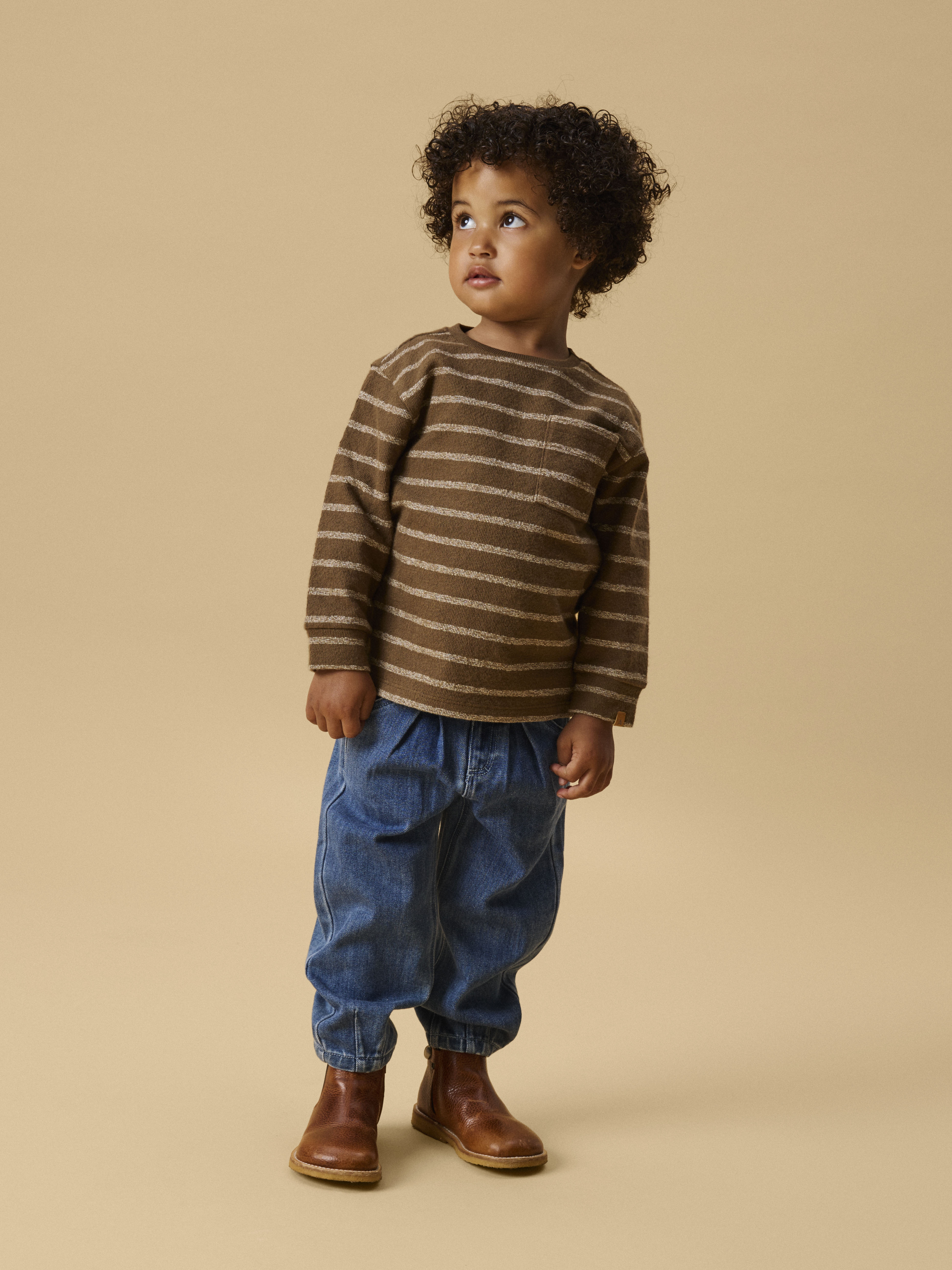 Lil Atelier Obello - Baggy Jeans - Dark Blue Denim