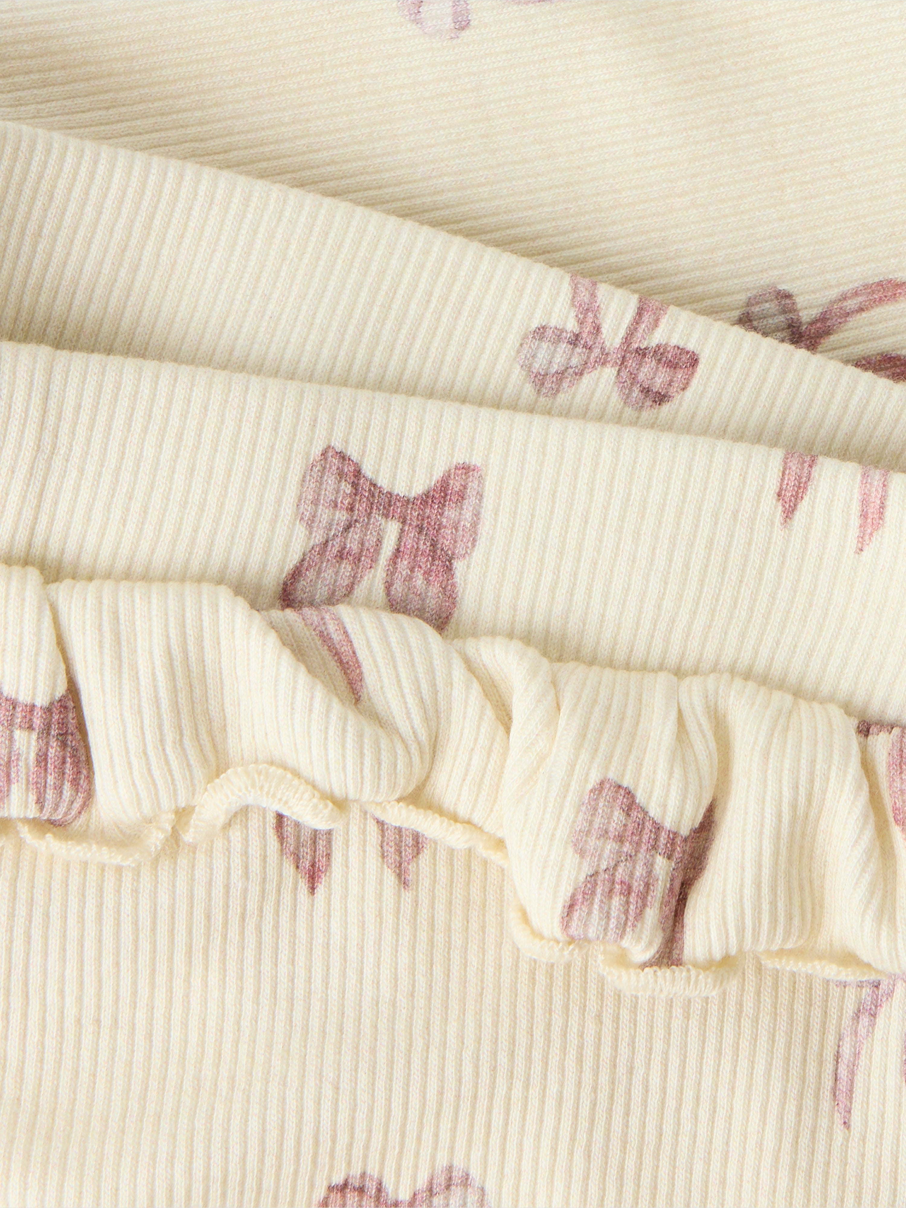 Lil Atelier Gavo Efi Slim Leggings NOOS - Turtledove/Bow