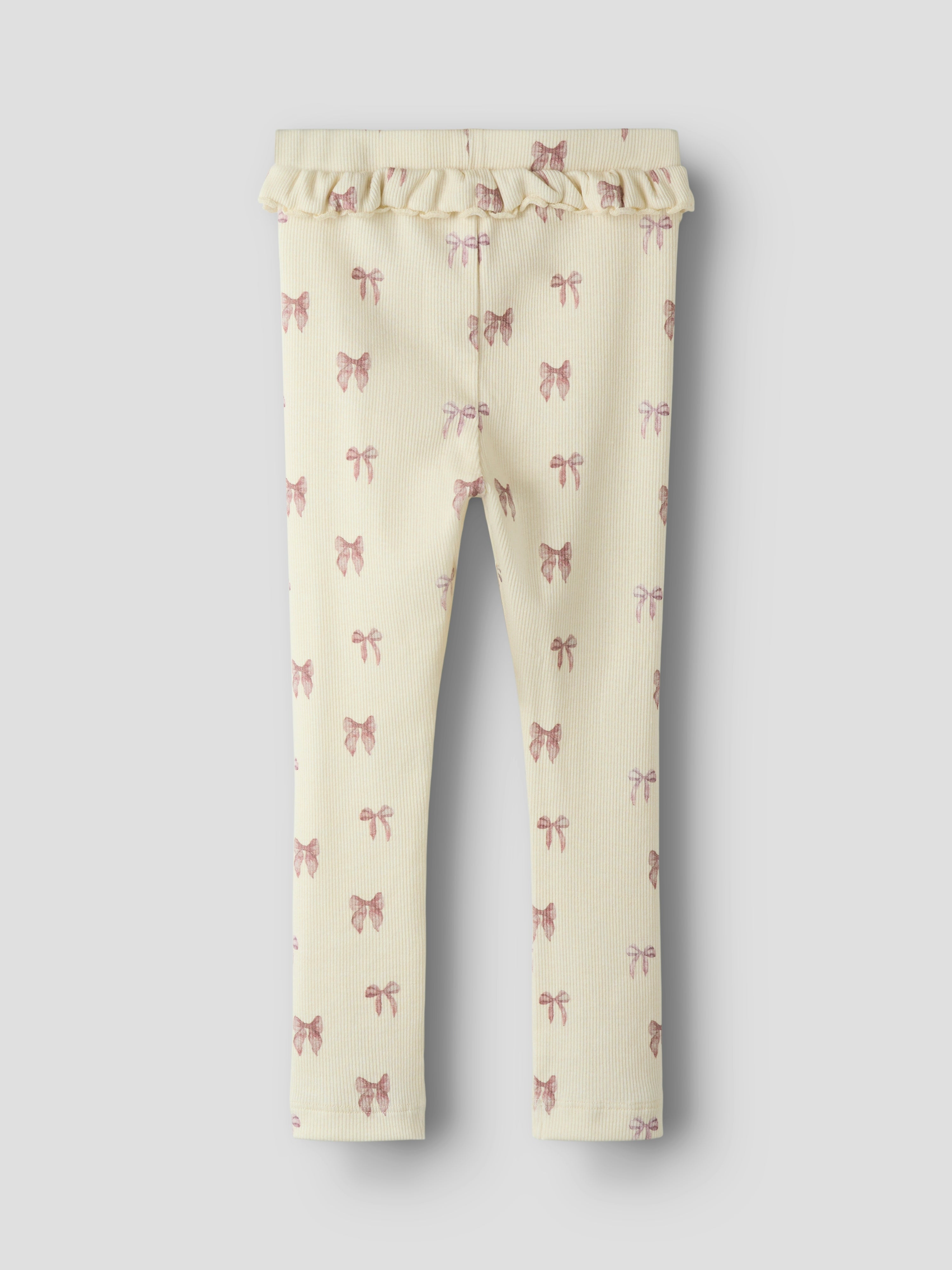Lil Atelier Gavo Efi Slim Leggings NOOS - Turtledove/Bow