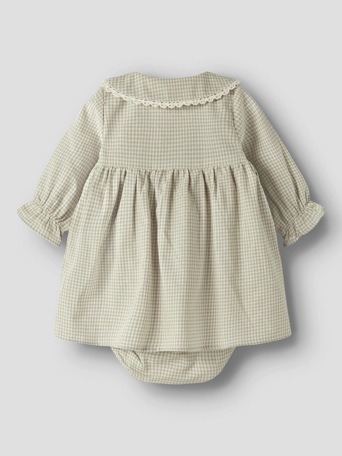 Lil Atelier Oleno - LS Loose Body Dress - Moss Gray
