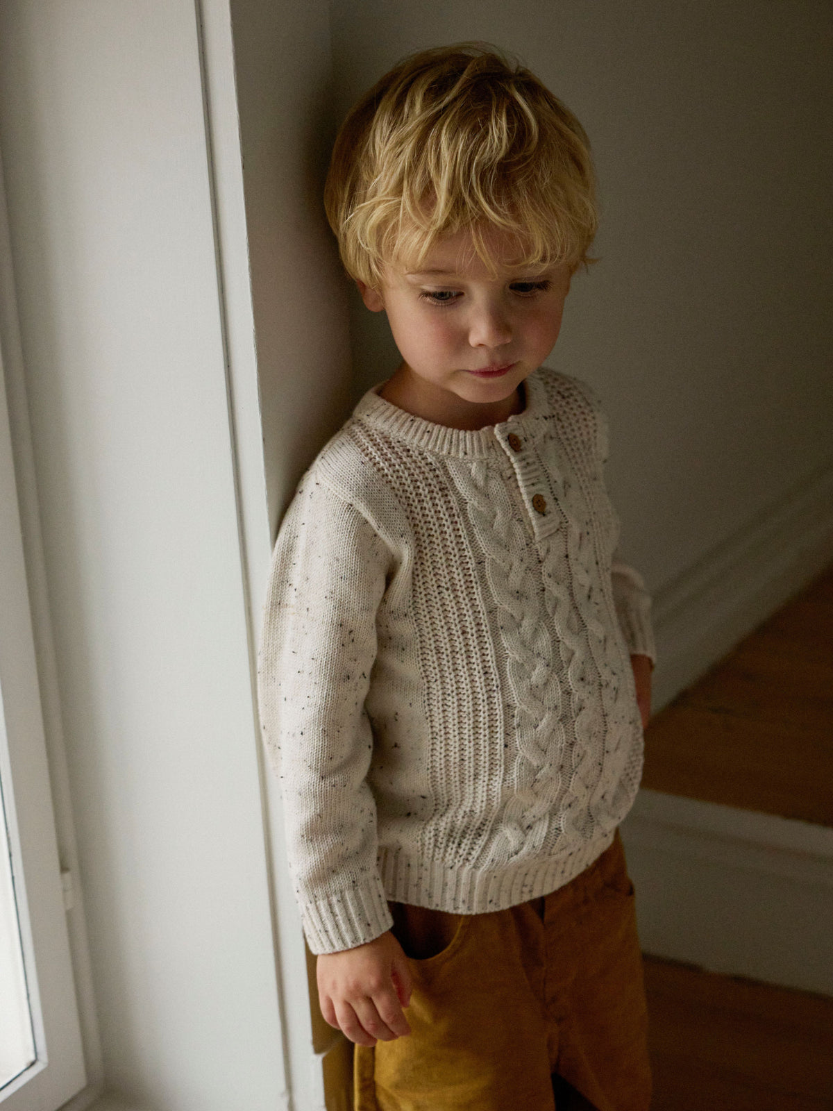 Lil Atelier Galto - Kai LS Knit - Turtledove