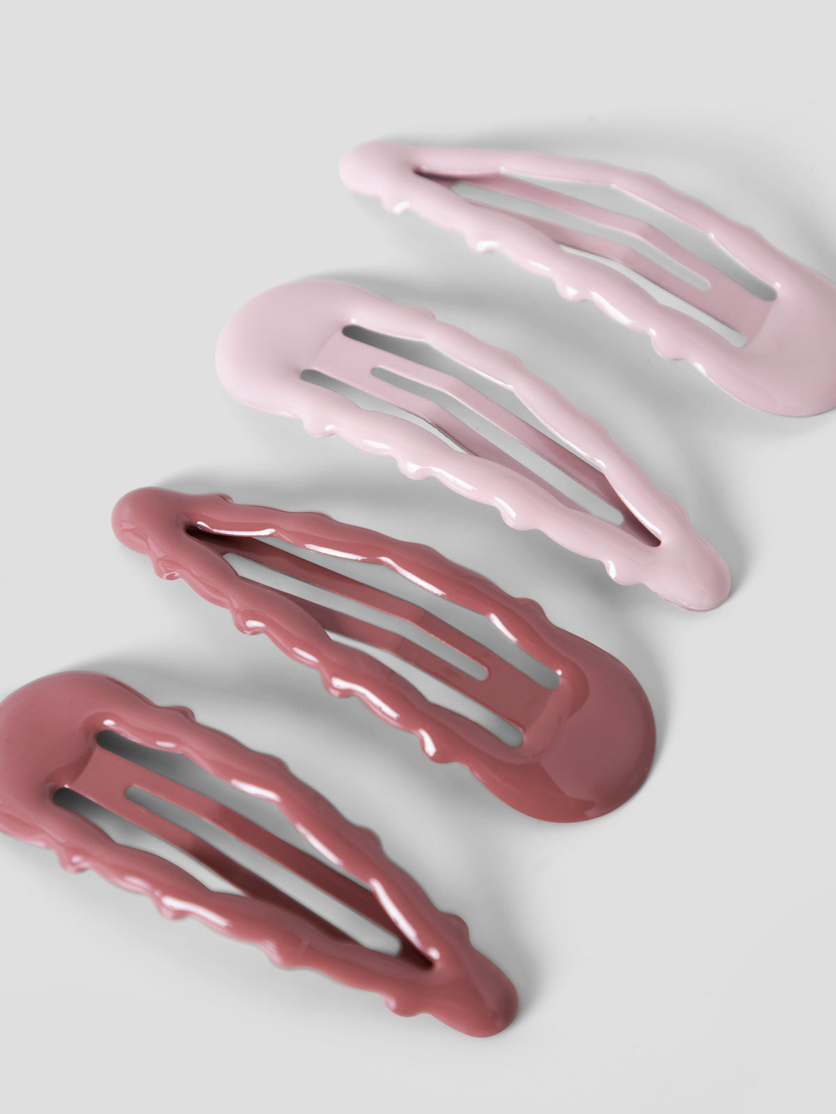 Lil Atelier Acc - Hanne 4P Hair Clips - Hushed Violet