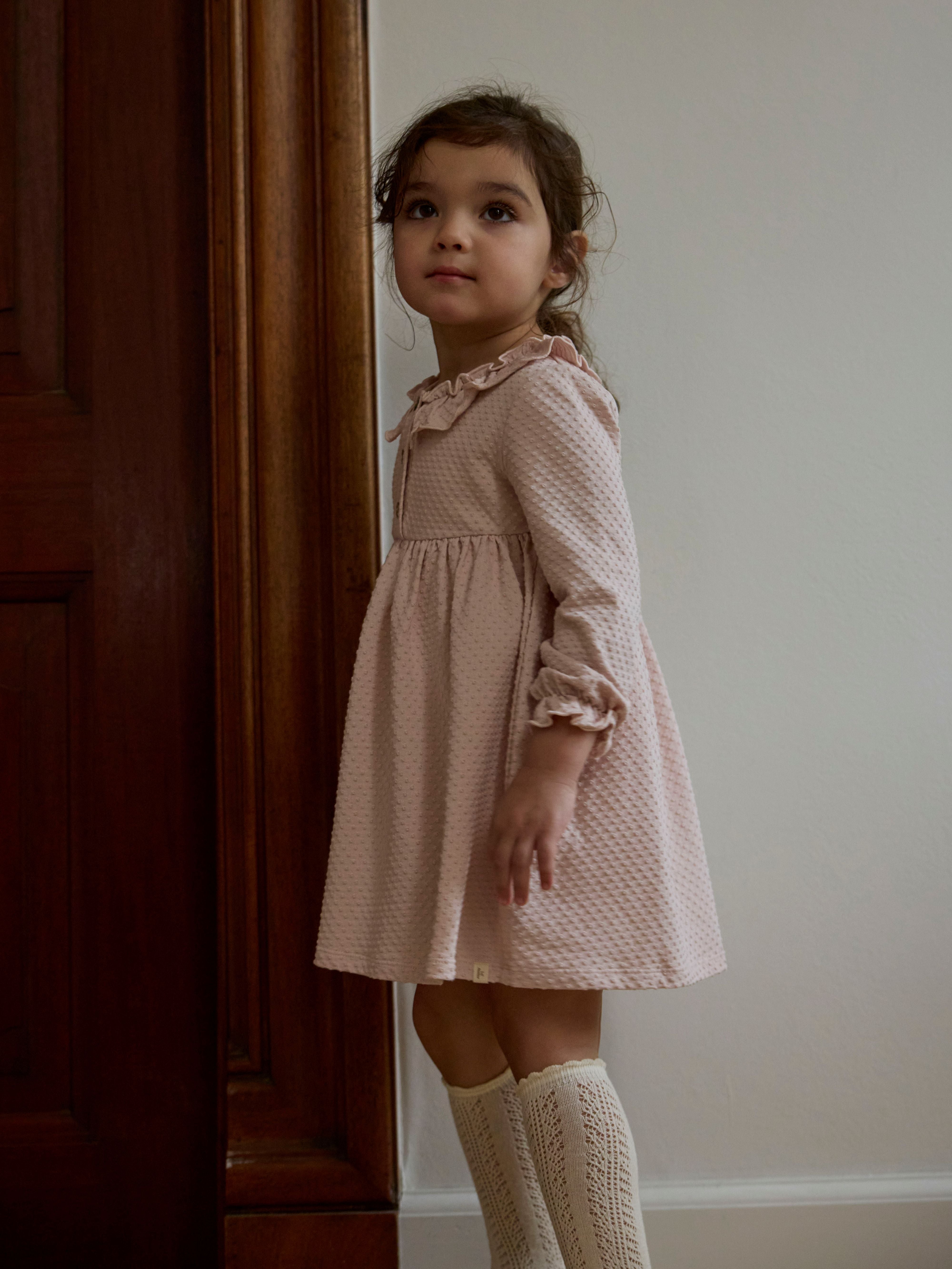 Lil Atelier Noel - LS Dress - Hushed Violet