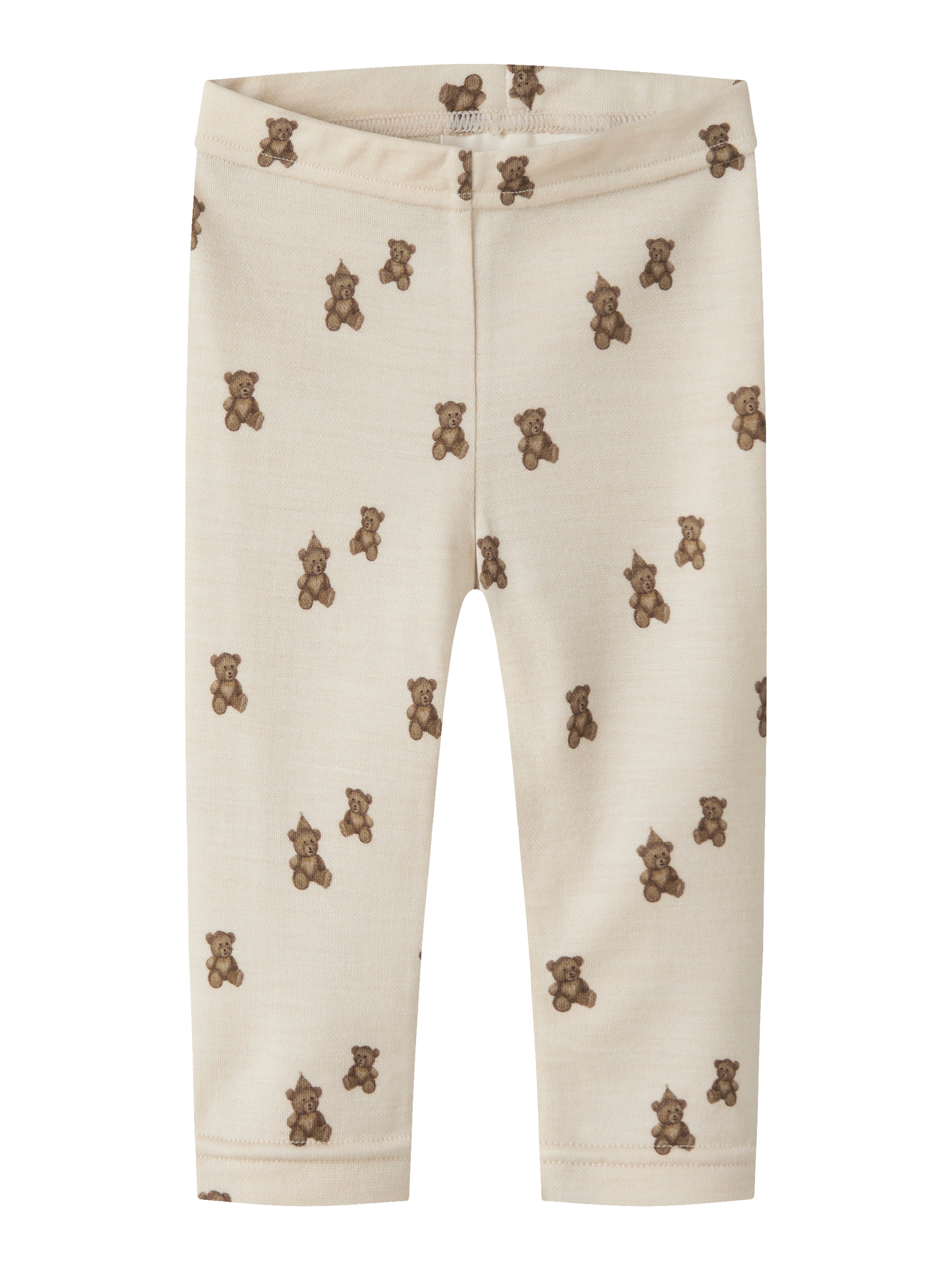 Lil Atelier Nilo - Nun Wool Slim Leggings - Turtledove/Teddy Bear
