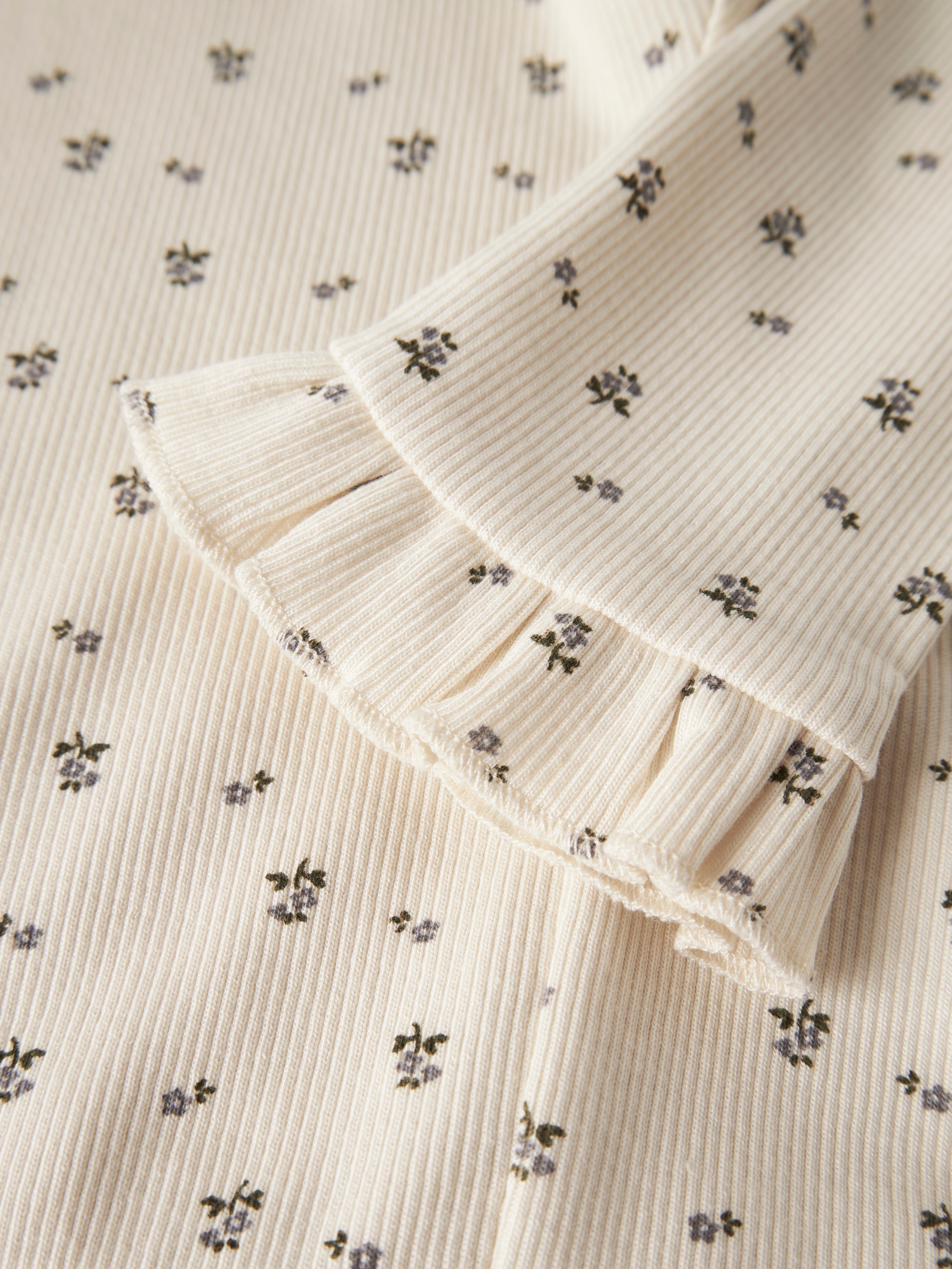 Lil Atelier Lago - Mer Slim Leggings - Turtledove/Blue Flower