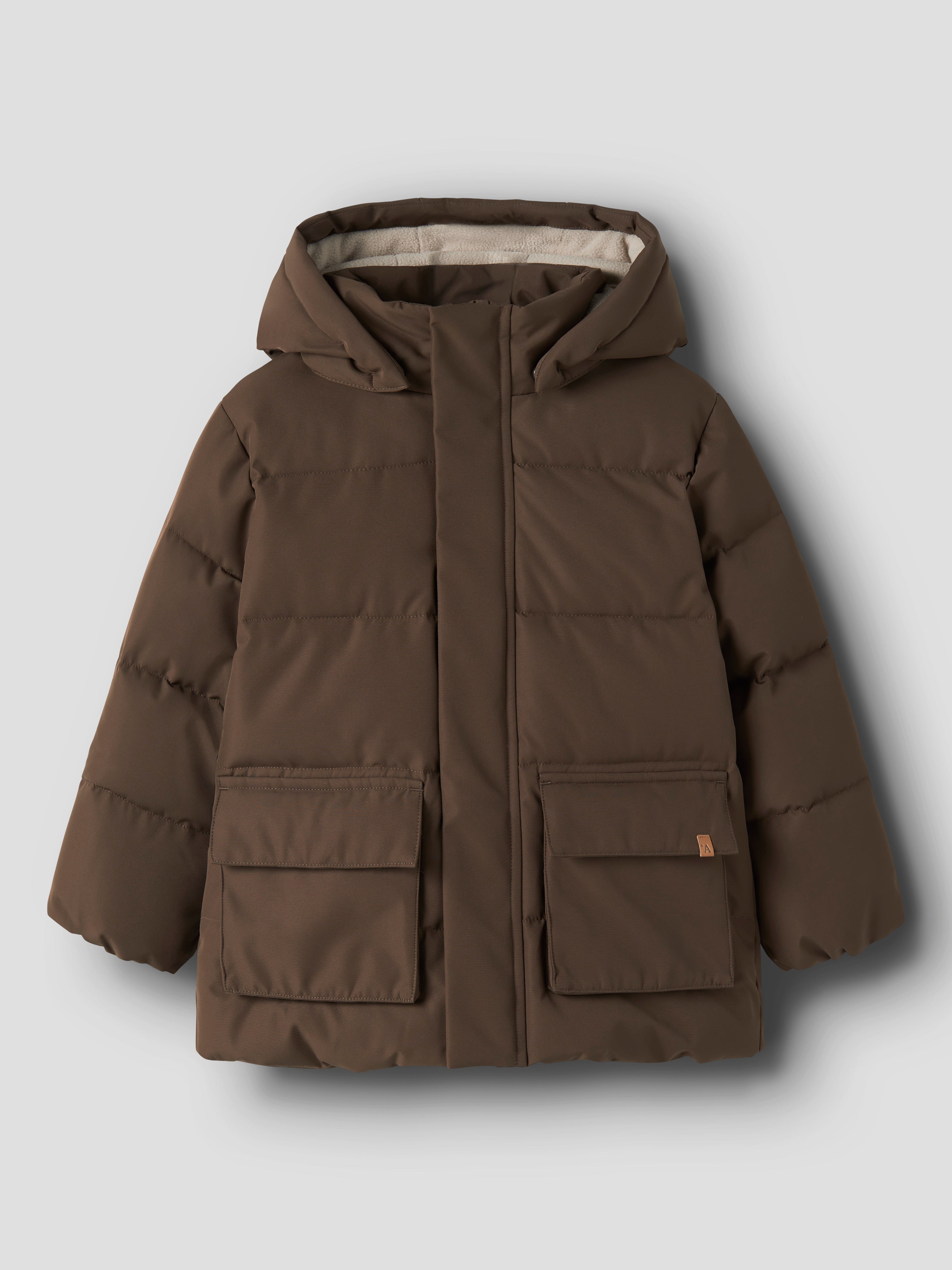 Lil Atelier - Lamedow03 Puffer Jakke - Dark Earth
