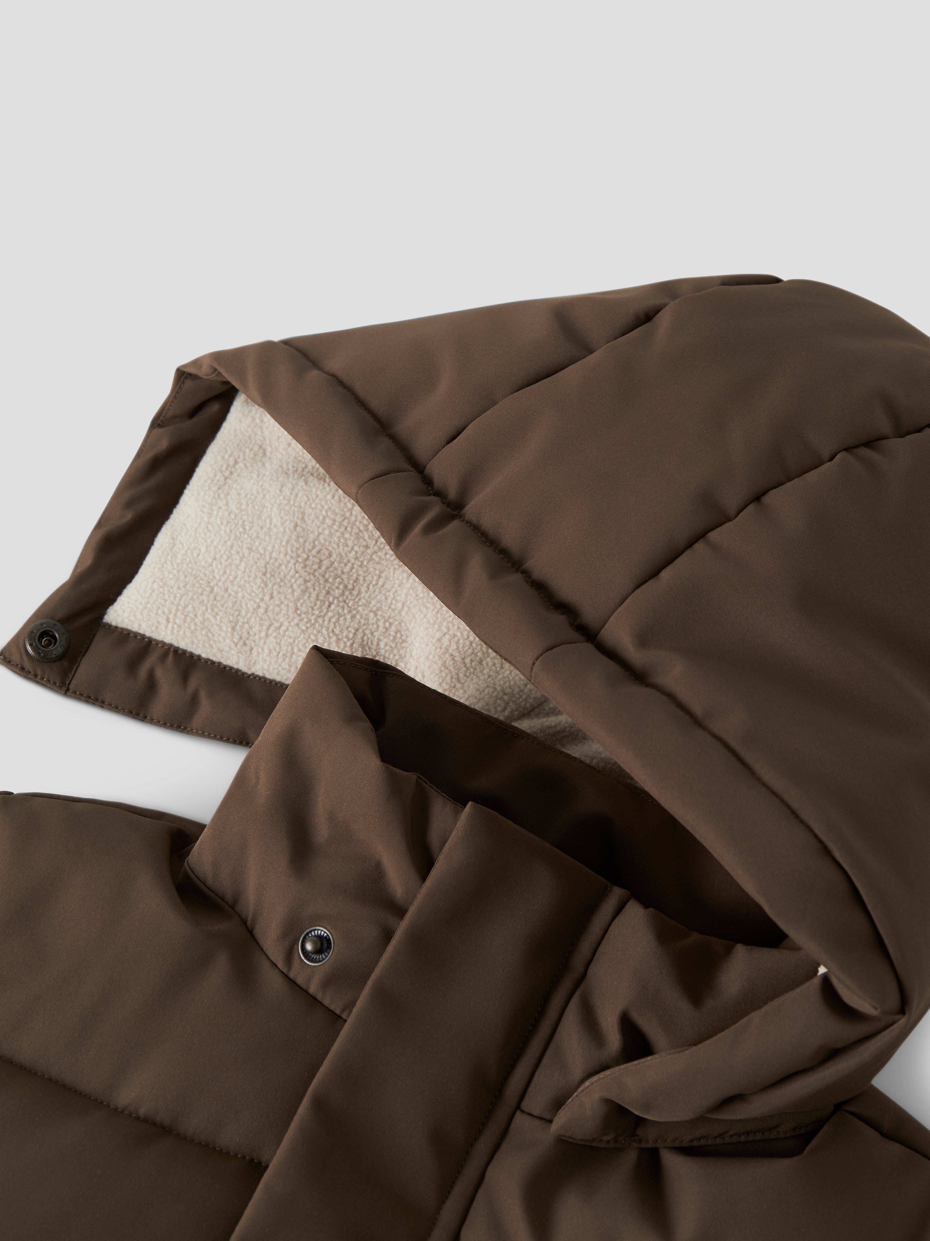 Lil Atelier - Lamedow03 Puffer Jakke - Dark Earth