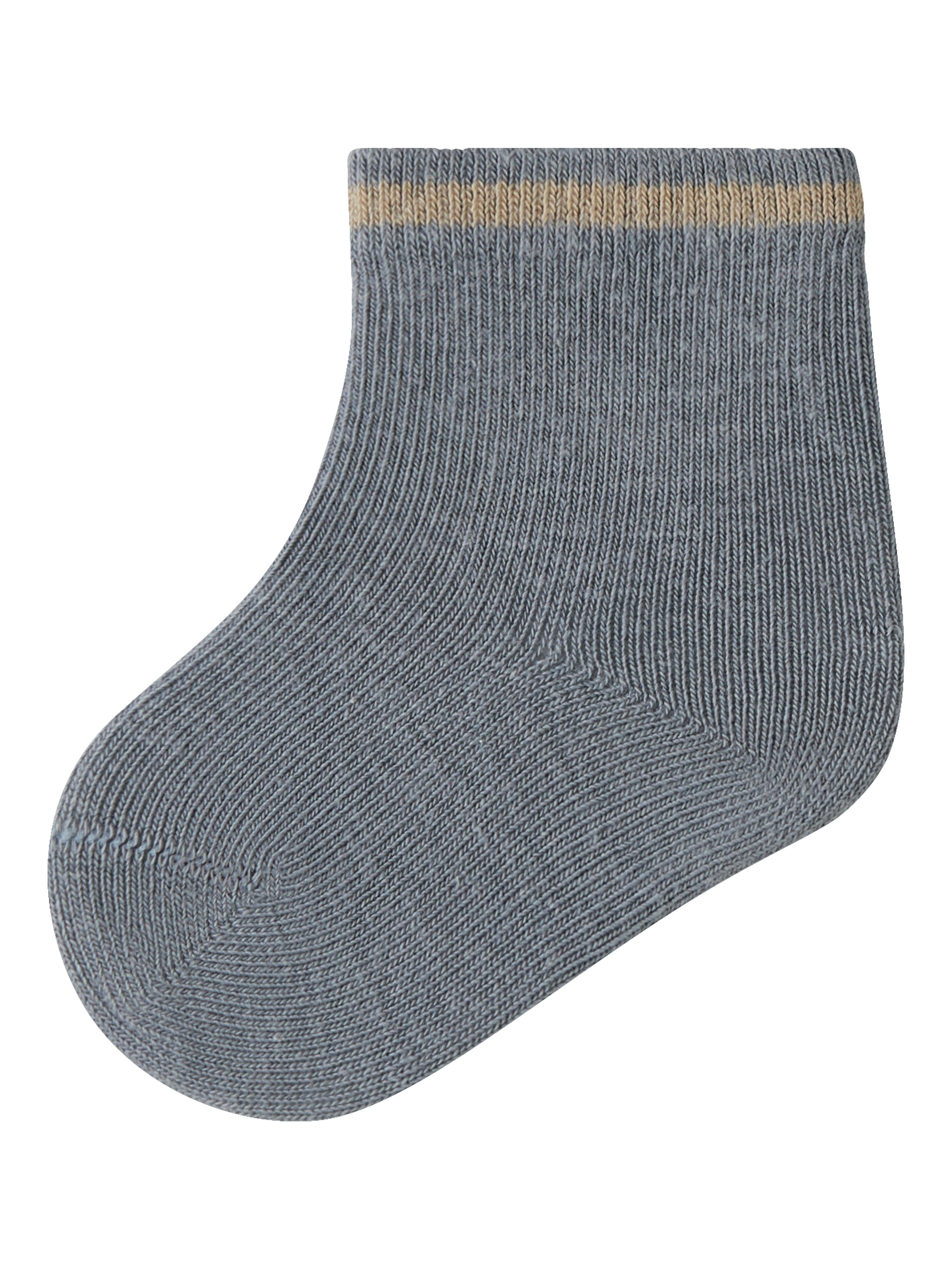 Lil Atelier - Love - Fir Stripe Strømper - Sleet