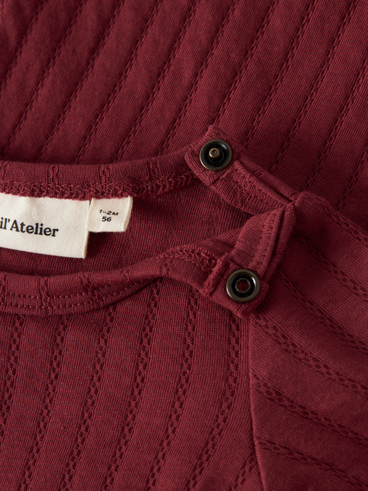 Lil Atelier River - LS Slim Body - Biking Red
