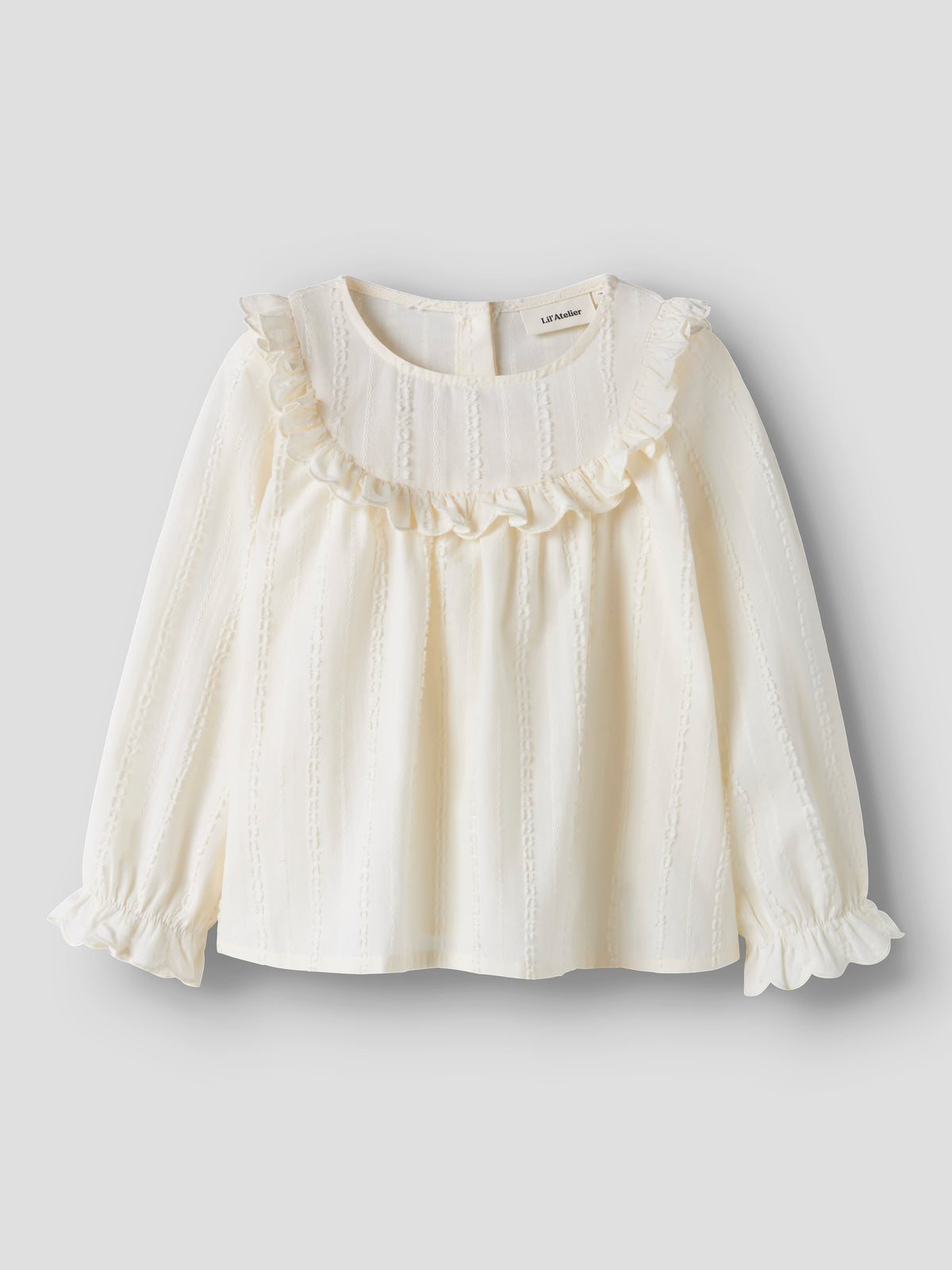 Lil Atelier Rosea - LS Loose Shirt - Turtledove