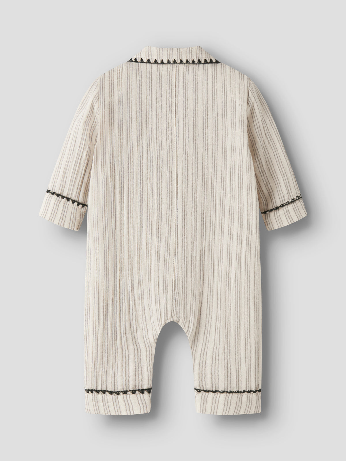 Lil Atelier Sage - Nun Loose Night Suit - Turtledove / Mulled Basil
