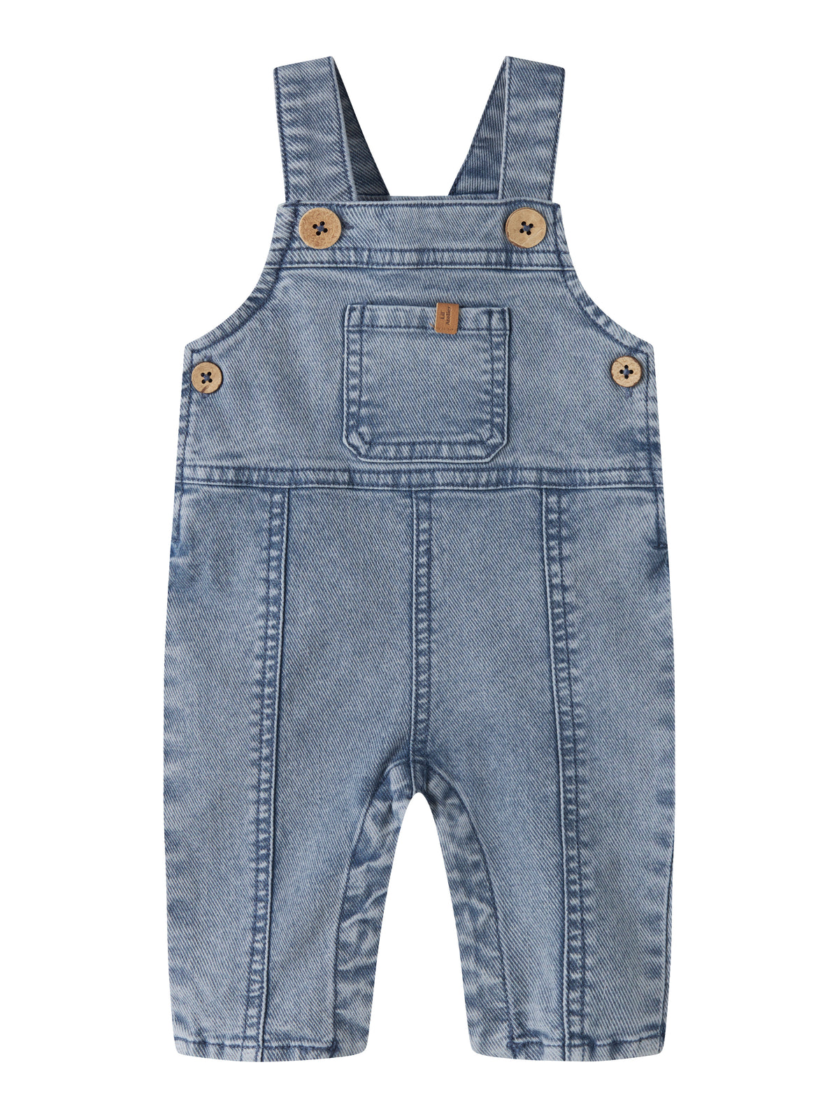 Lil Atelier Devas - Baggy Denim Overall 6005 - Medium Blue Denim