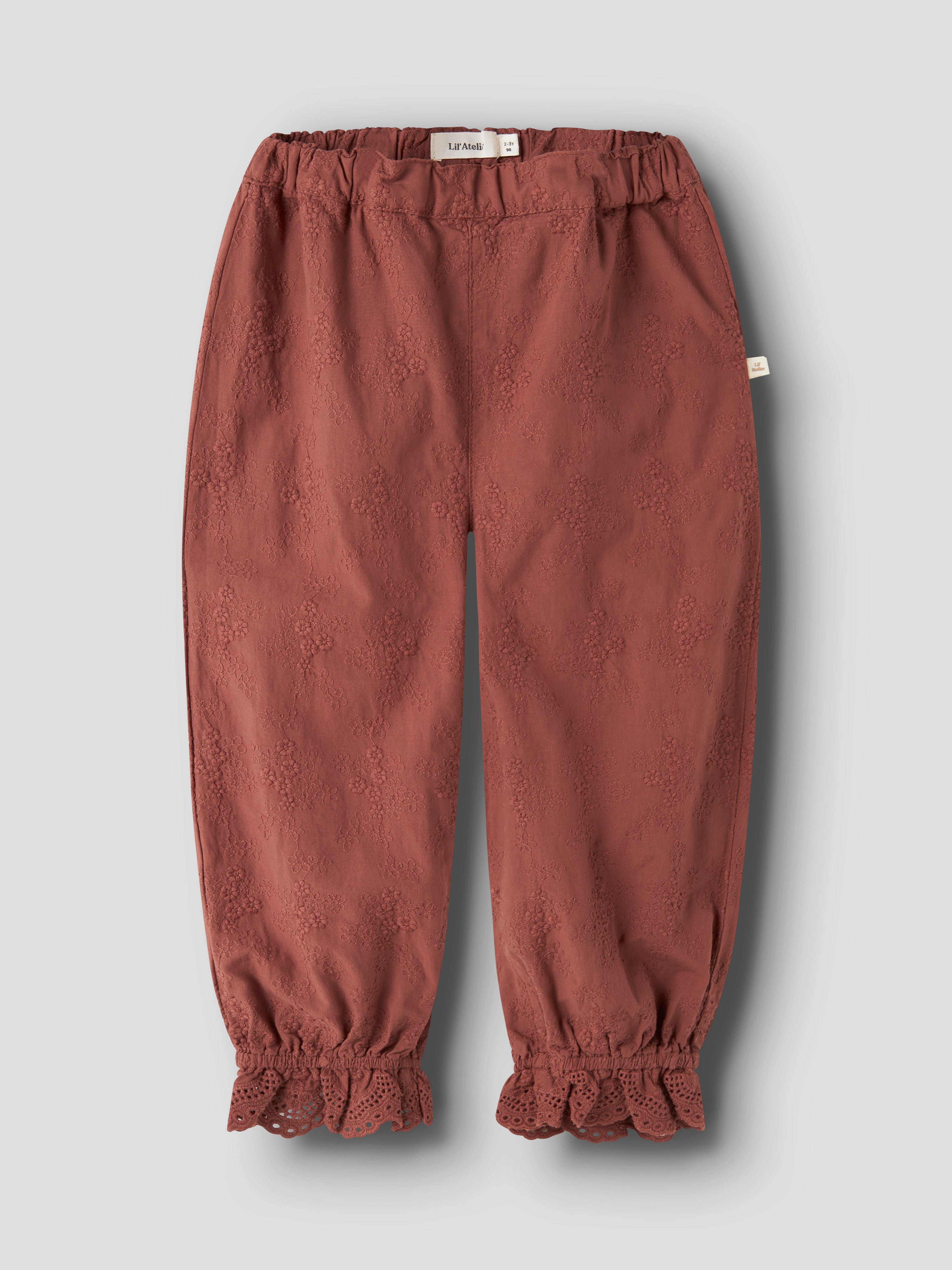 Lil Atelier - Nopa Loose Pant - Mahogany