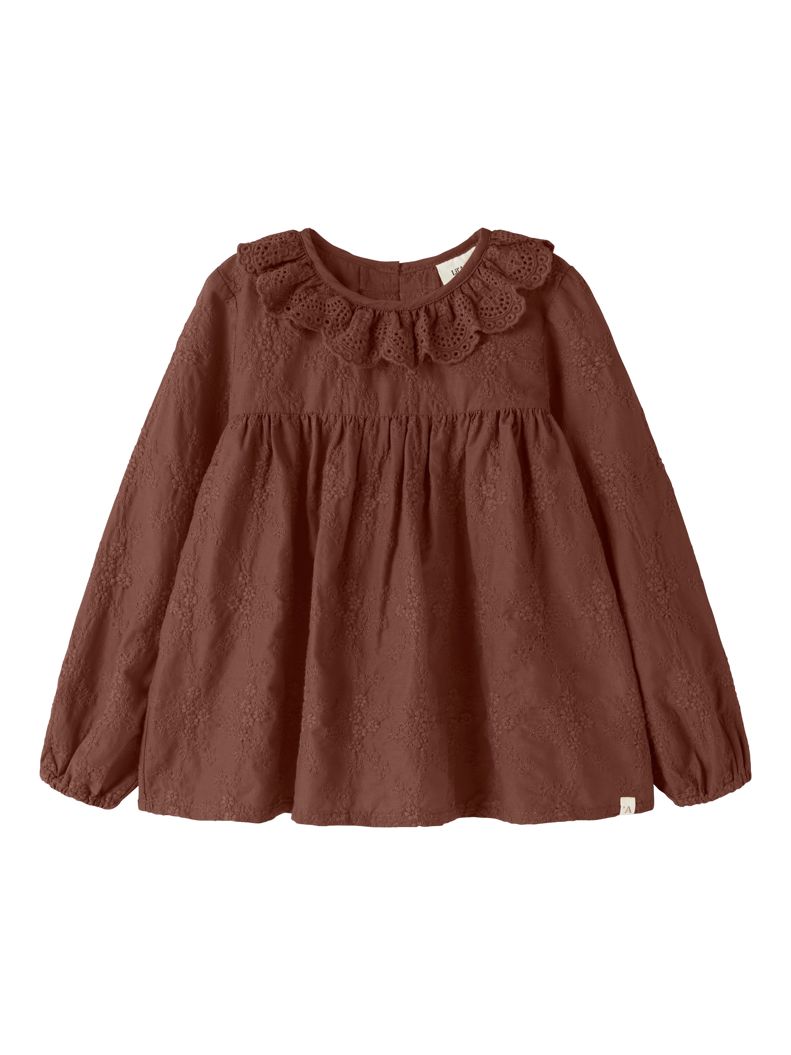 Lil Atelier - Nopa LS Loose Shirt - Mahogany