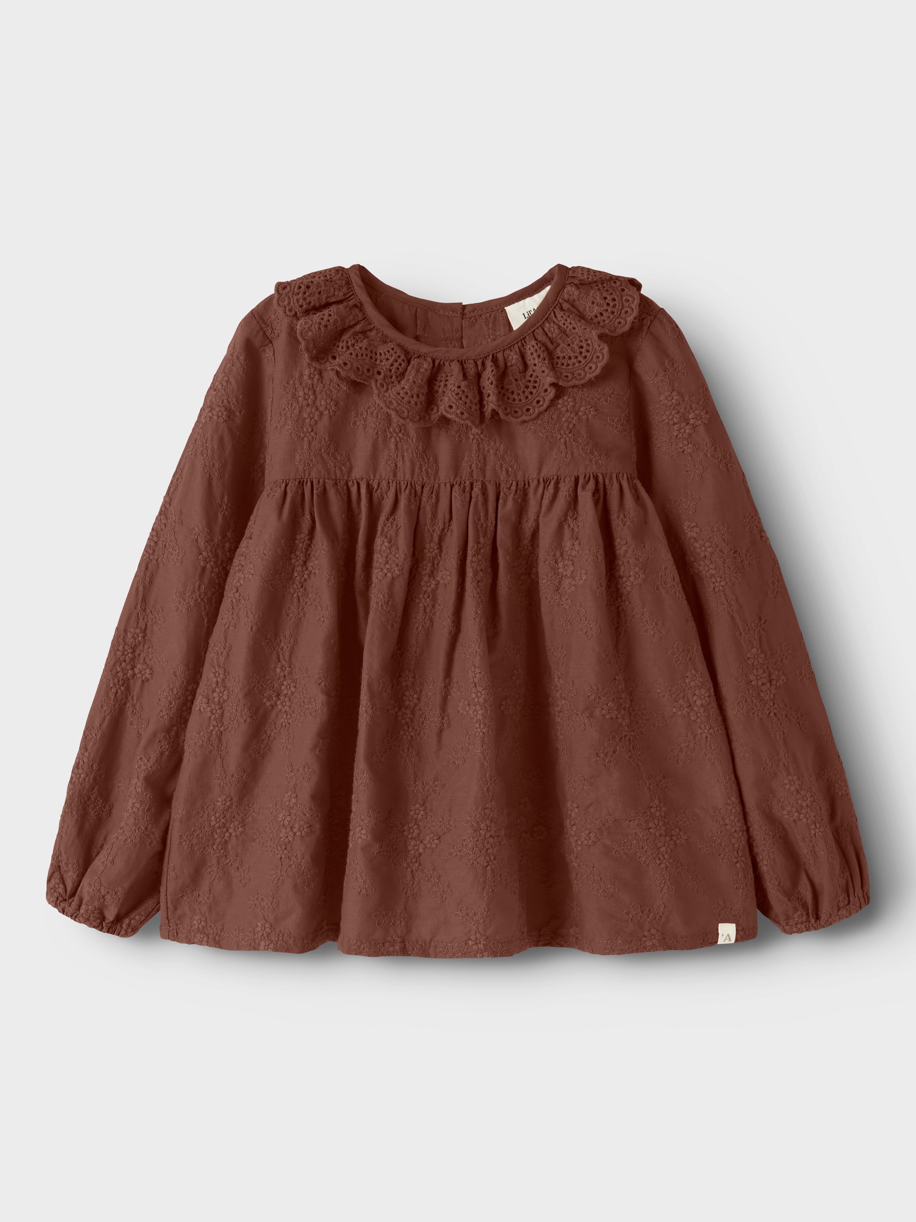 Lil Atelier - Nopa LS Loose Shirt - Mahogany