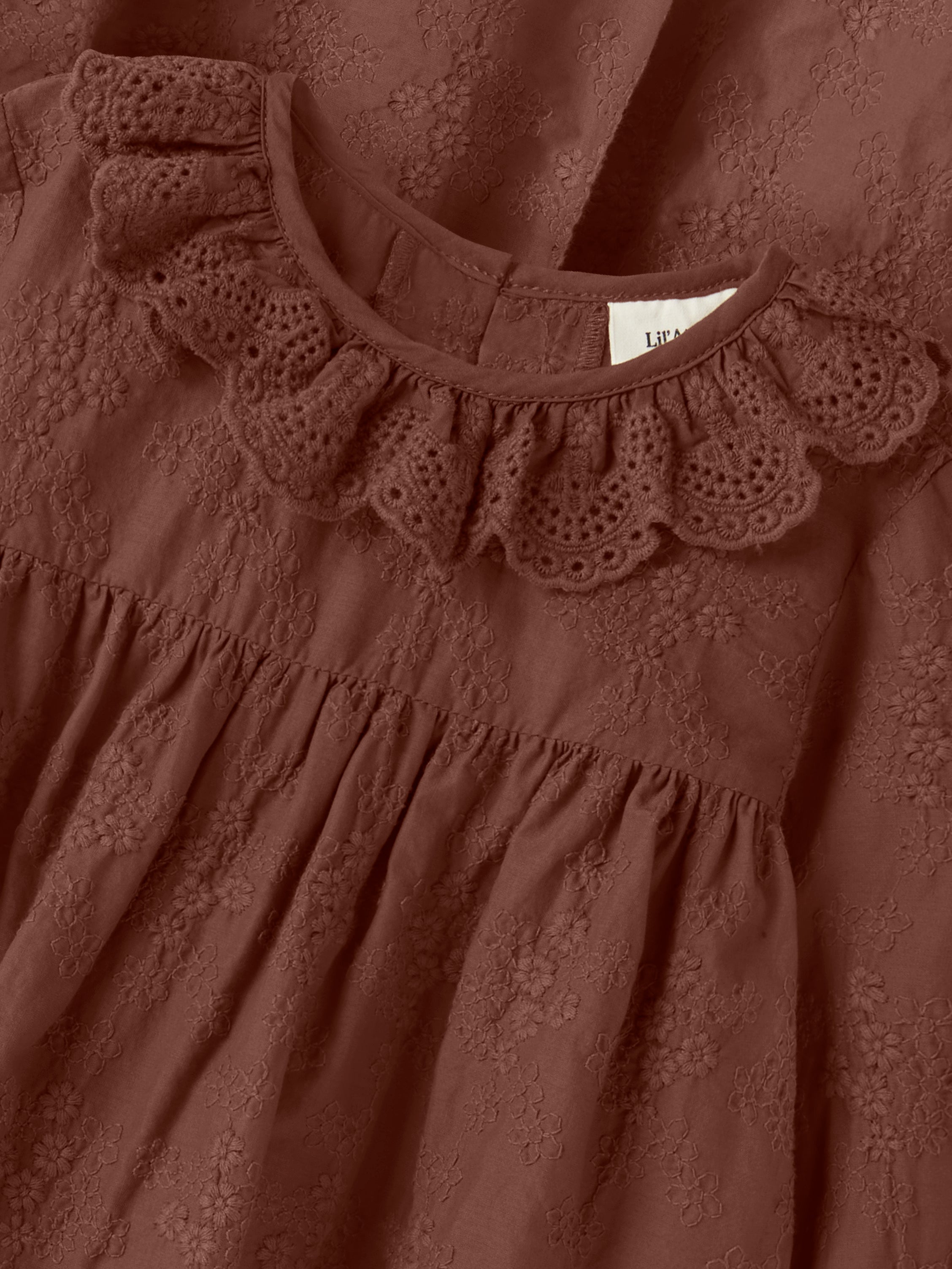 Lil Atelier - Nopa LS Loose Shirt - Mahogany