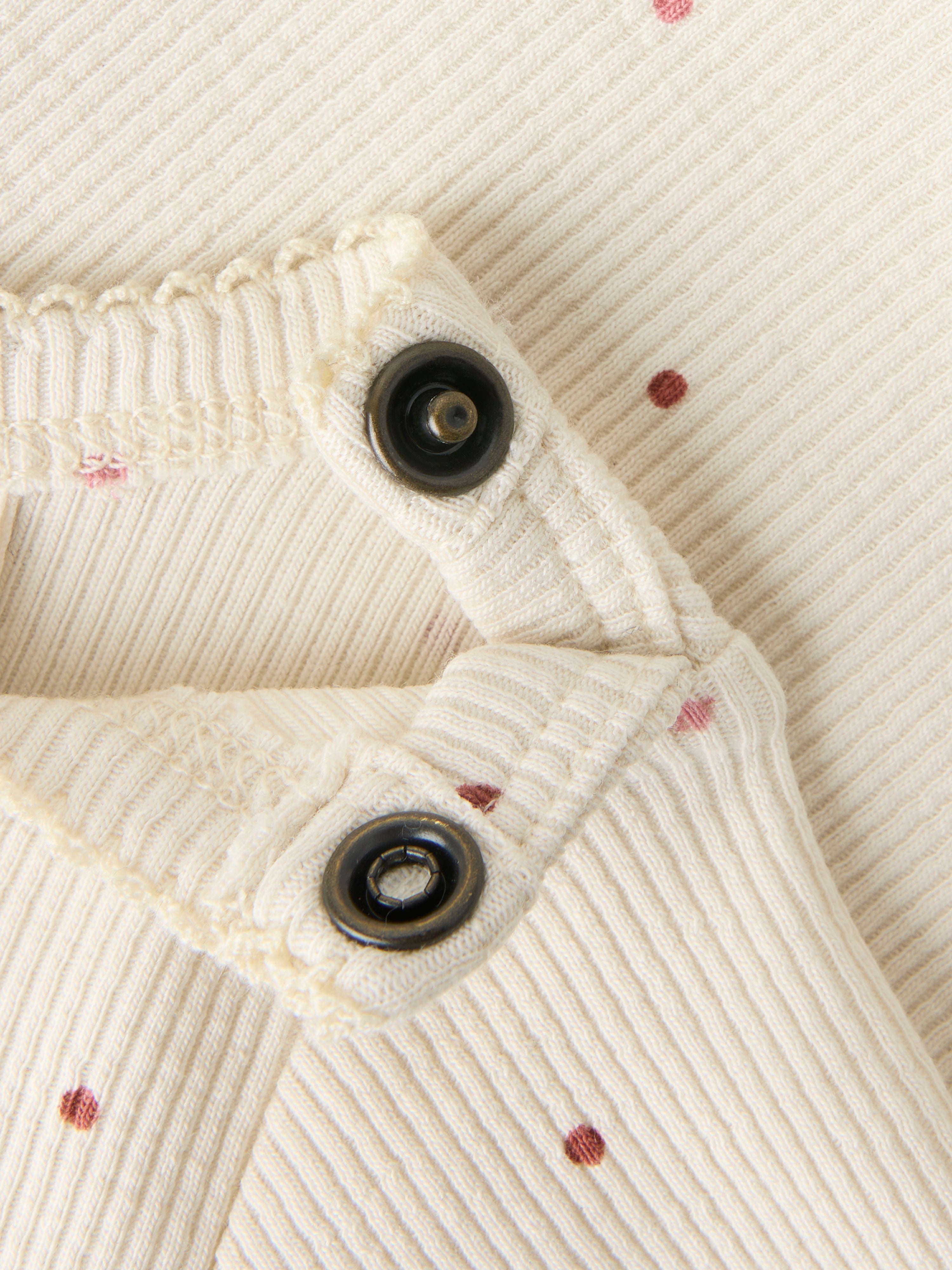 Lil Atelier - Gago Kos LS Slim Body - Turtledove / Dot