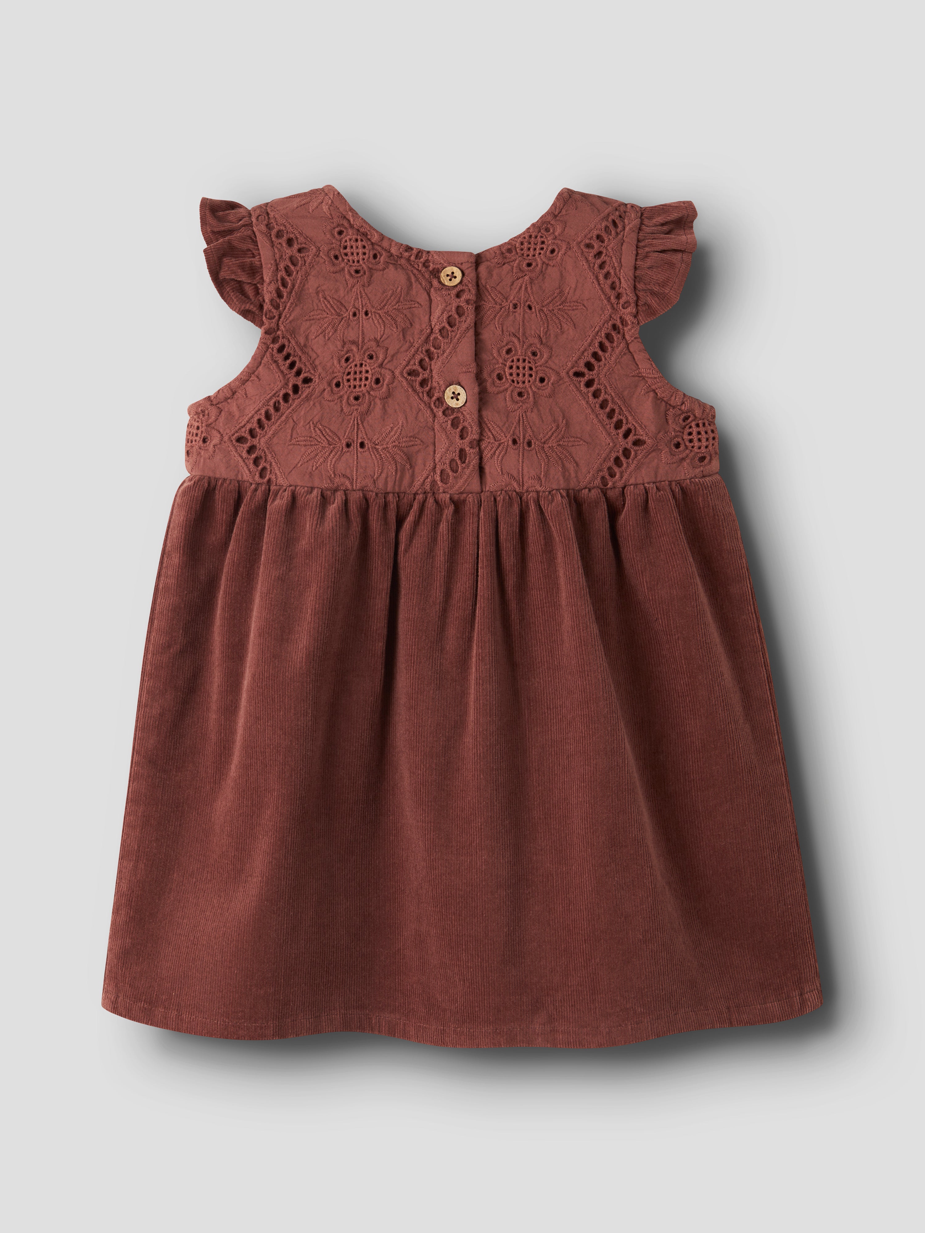 Lil Atelier Onellas - Cord Skirtall - Mahogany