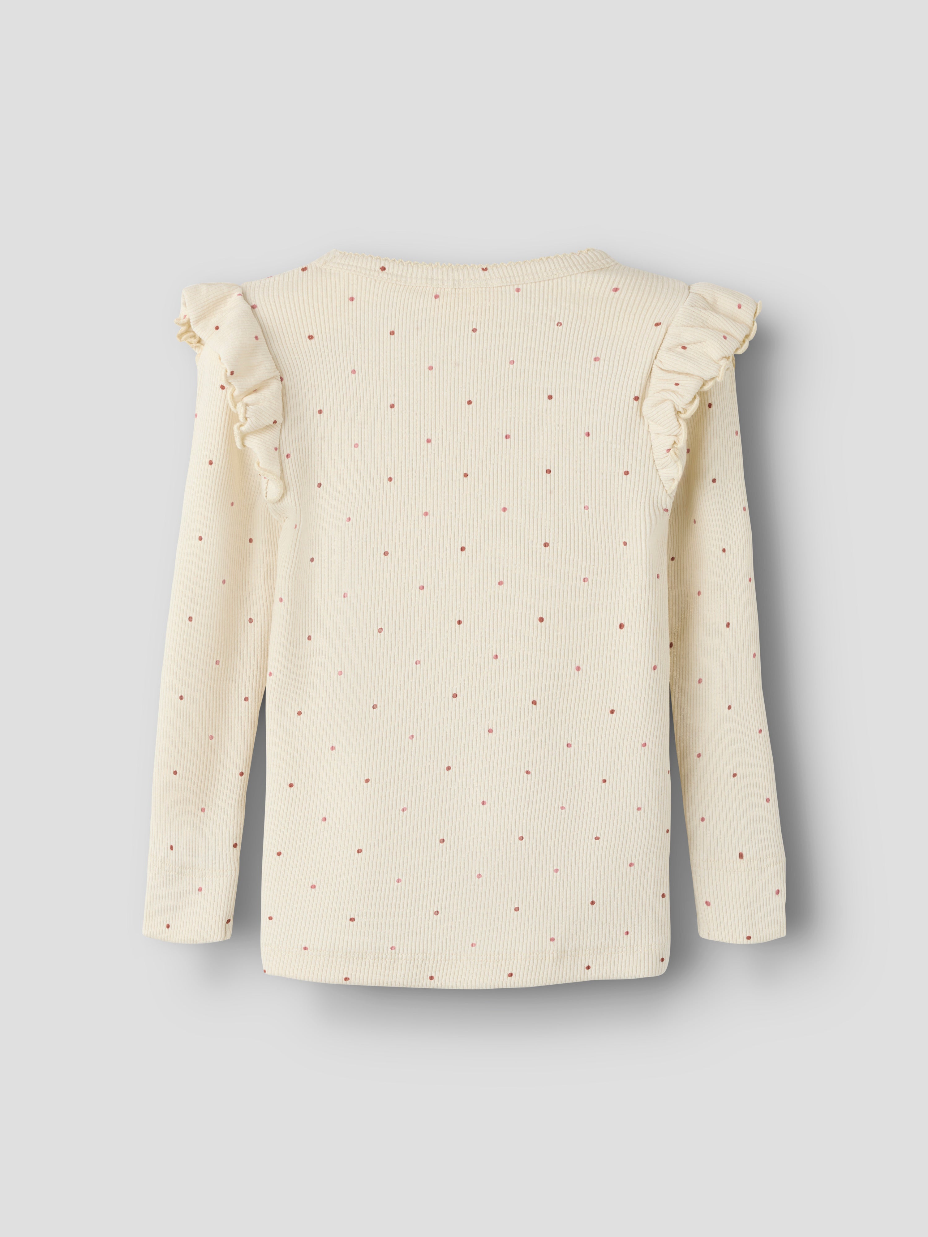 Lil Atelier - Gago Kuo LS Slim Top - Turtledove / Dot