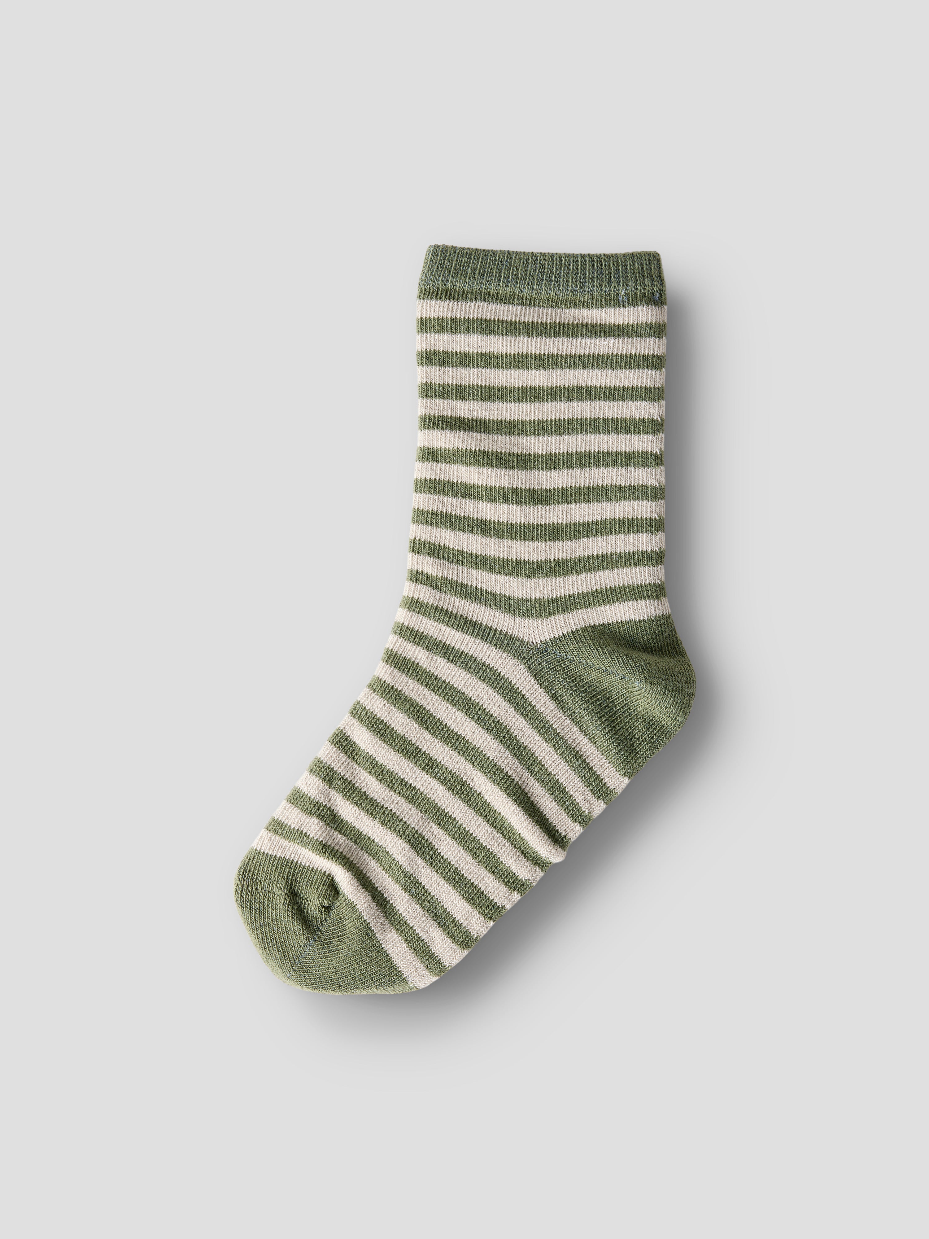 Lil Atelier - Rossa Dir Strømper - Moss Gray / Cypress