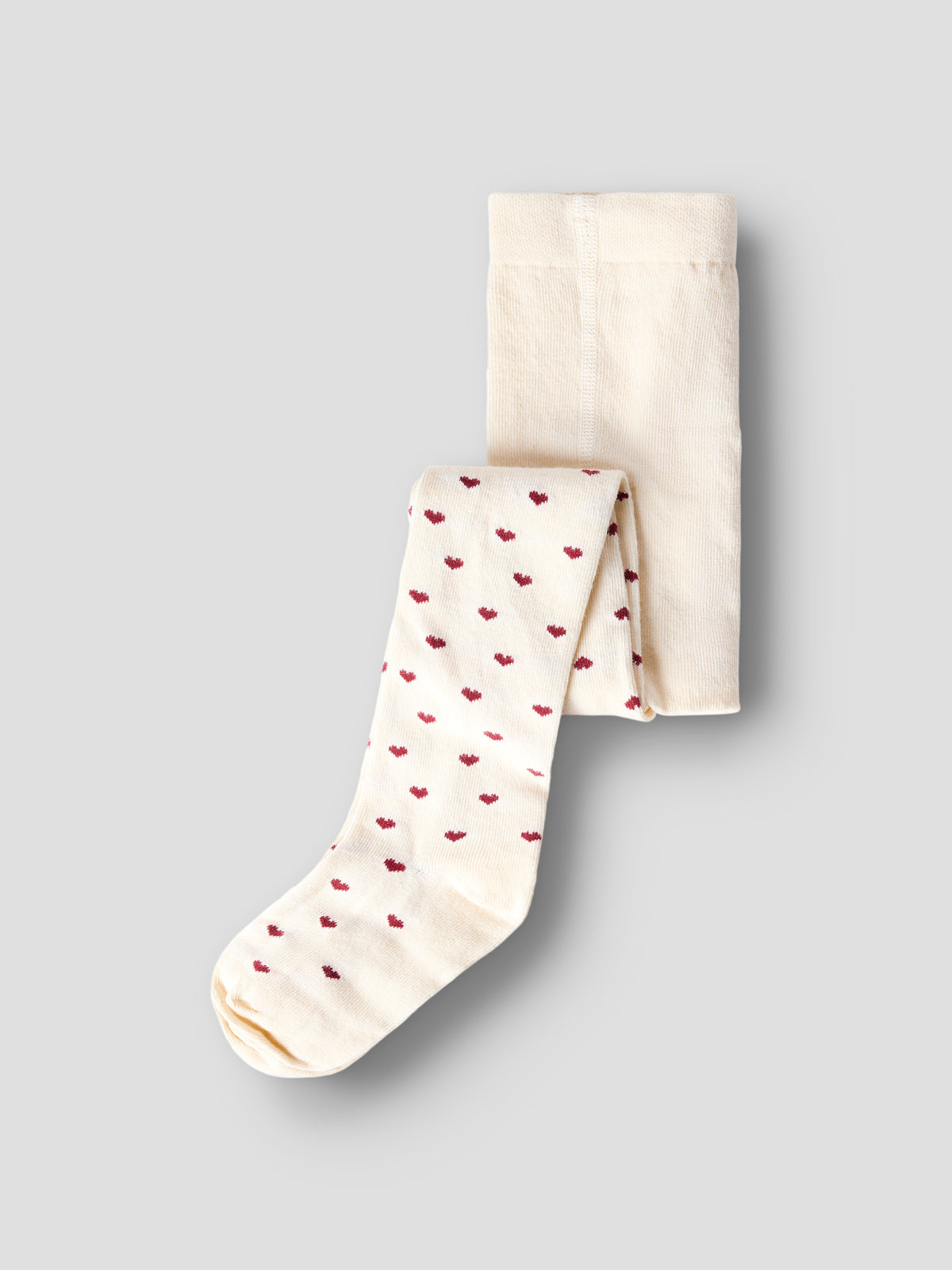 Lil Atelier Reba - Len Pantyhose - Turtledove Biking Red