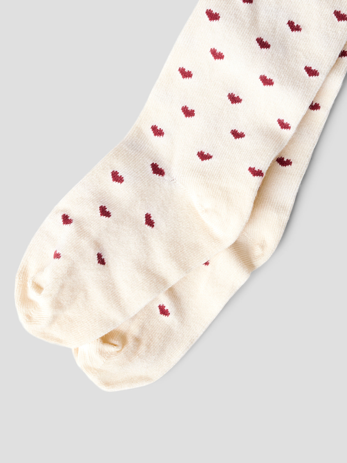 Lil Atelier Reba - Len Pantyhose - Turtledove Biking Red